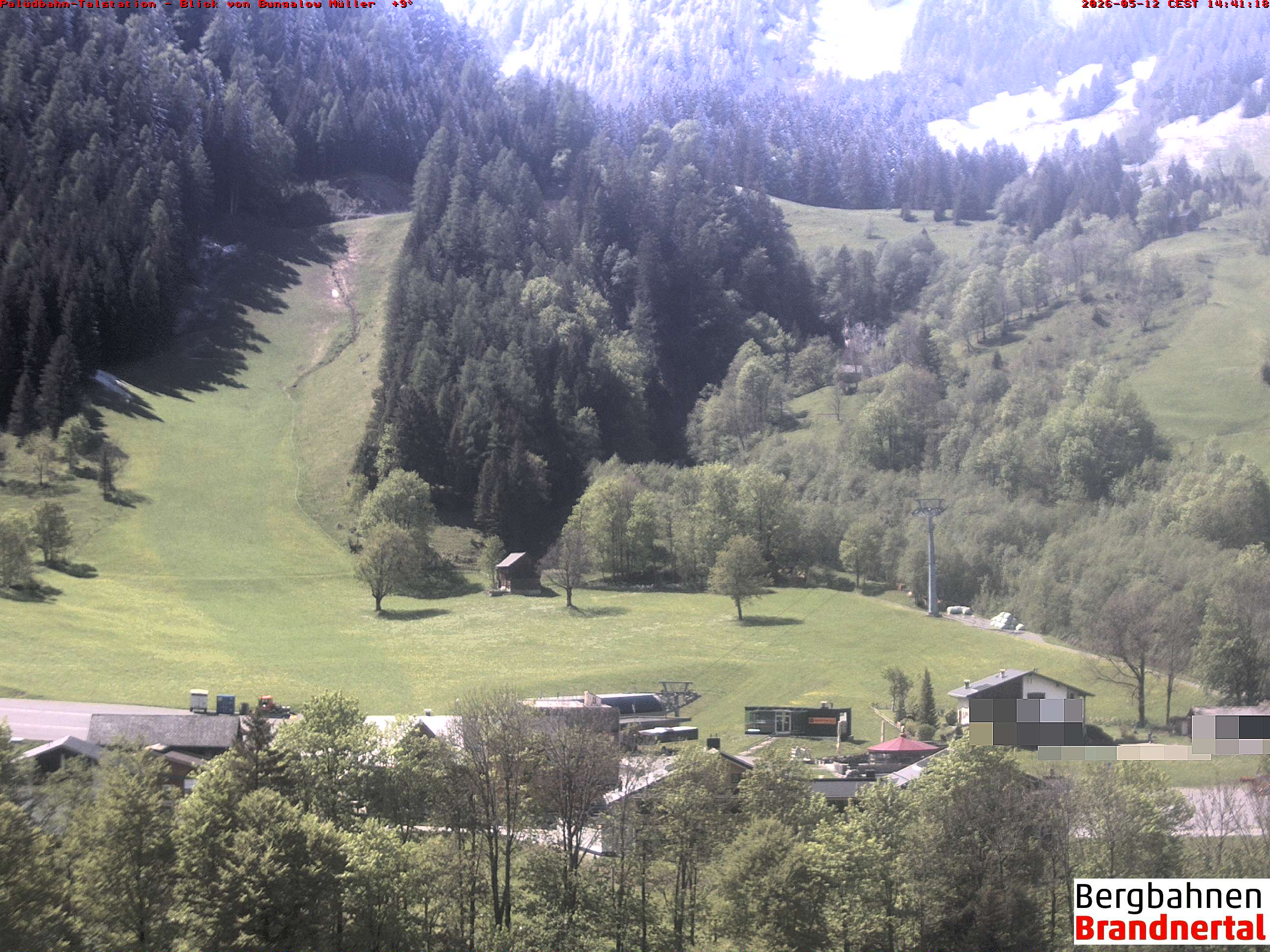 Blick auf Palüdbahn von Bungalow Müller