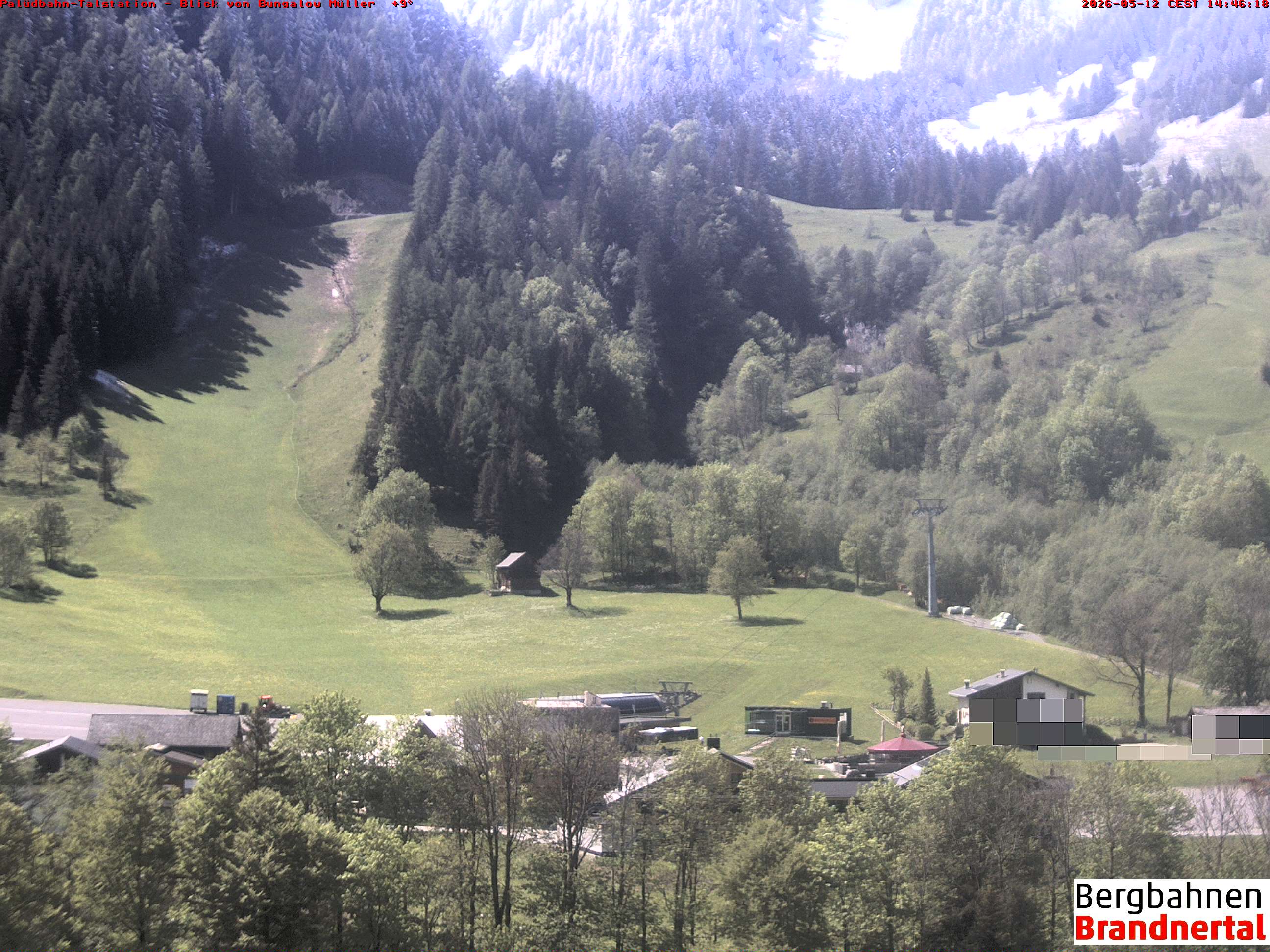 Blick auf Palüdbahn von Bungalow Müller