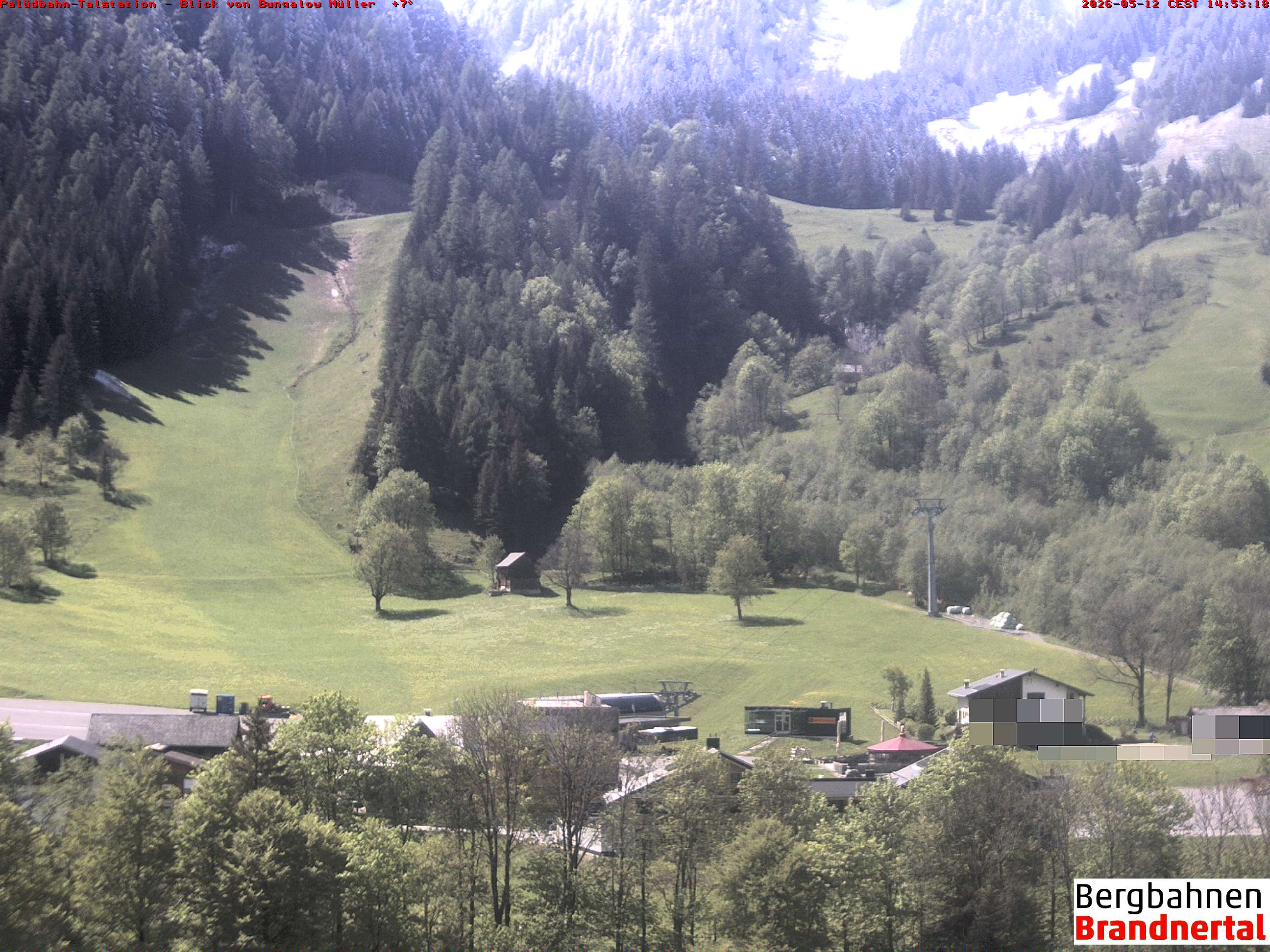 Blick auf Palüdbahn von Bungalow Müller