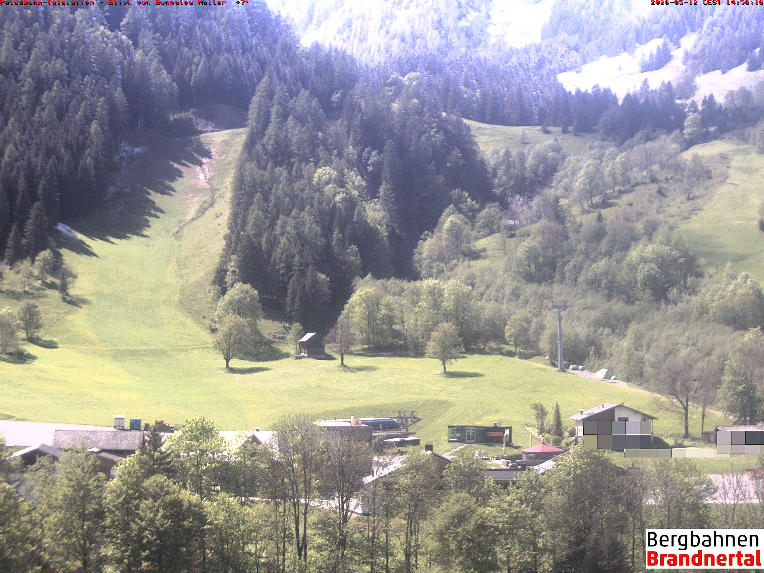 Blick auf Palüdbahn von Bungalow Müller