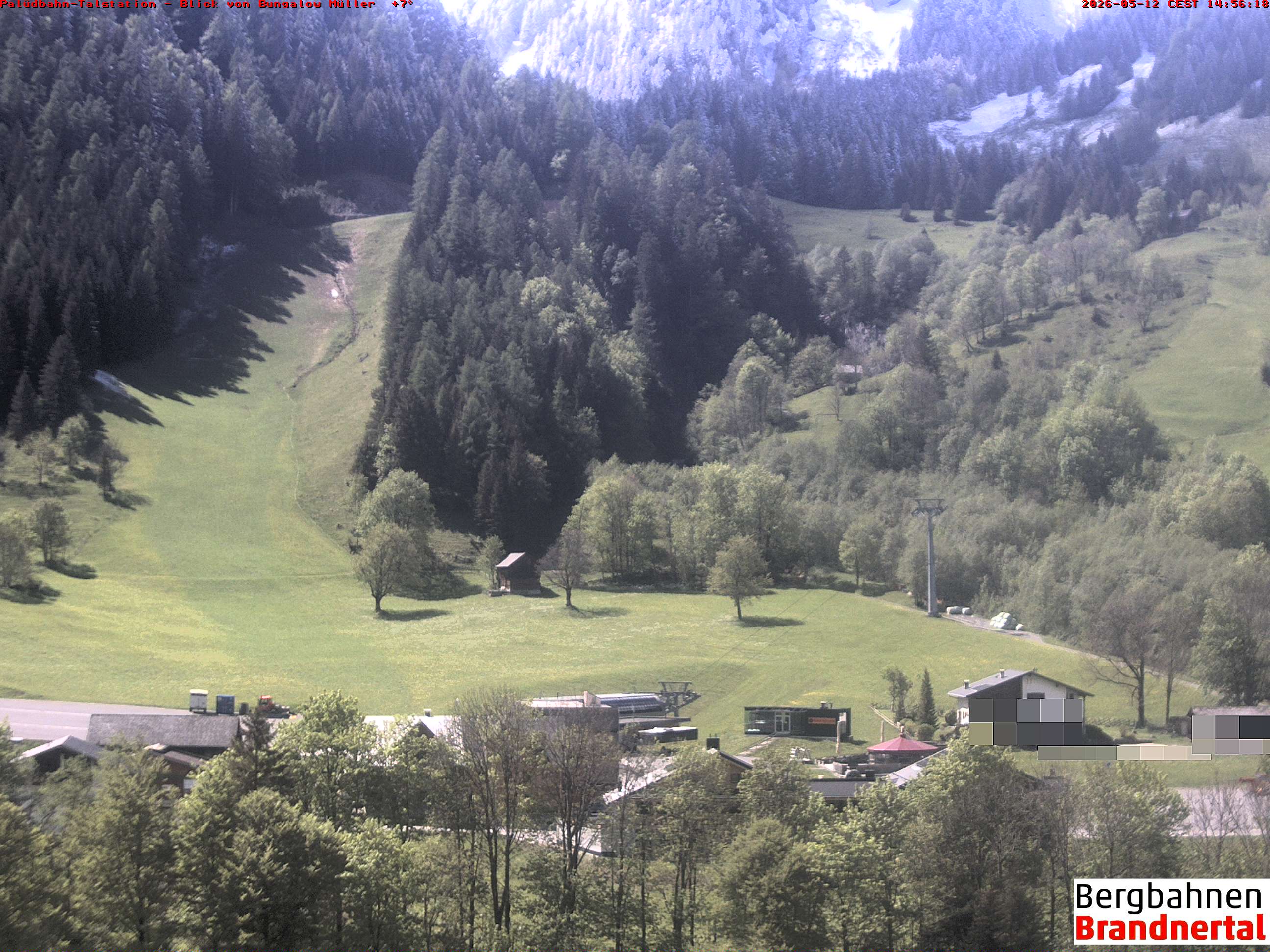 Blick auf Palüdbahn von Bungalow Müller