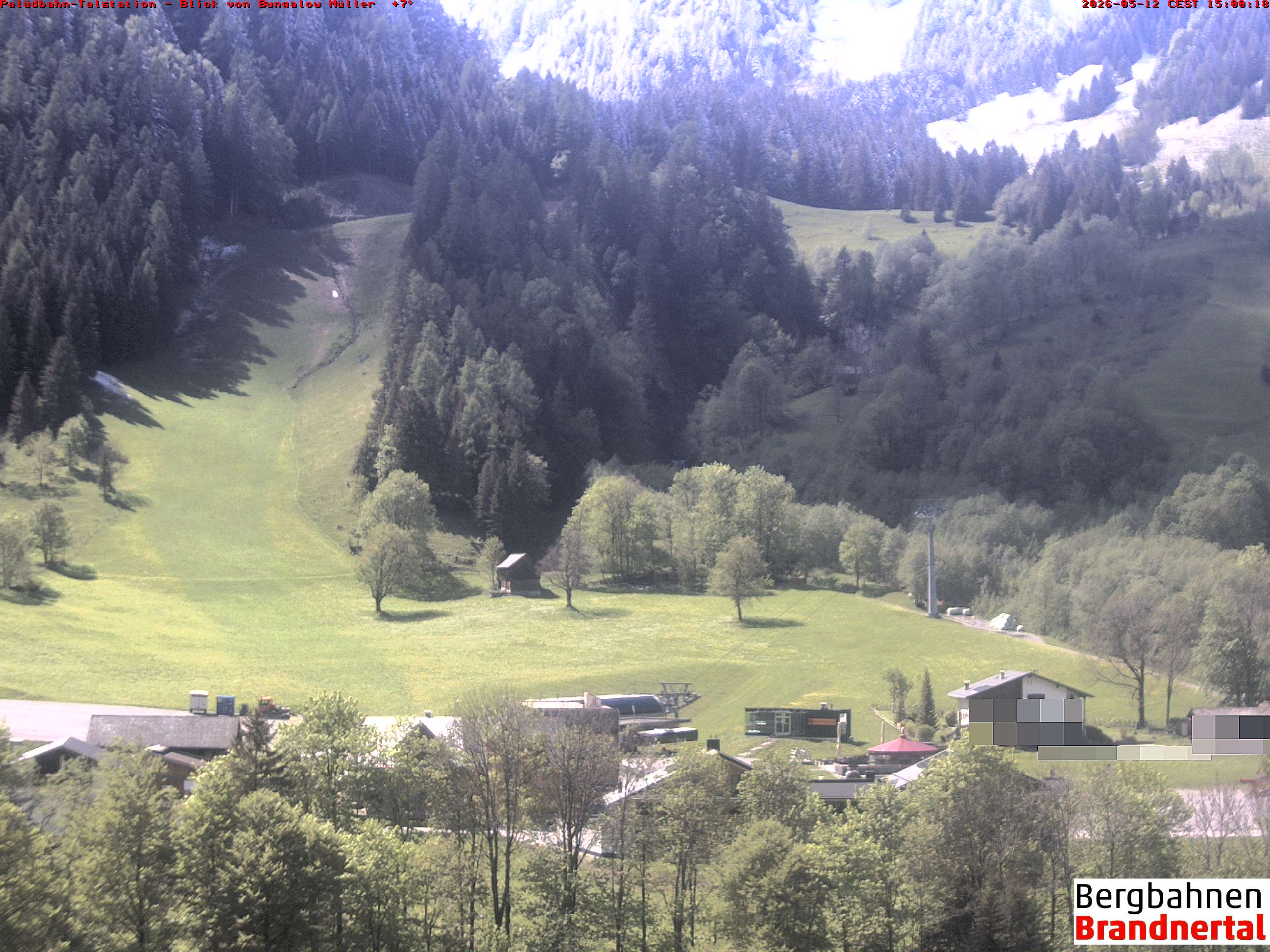 Blick auf Palüdbahn von Bungalow Müller