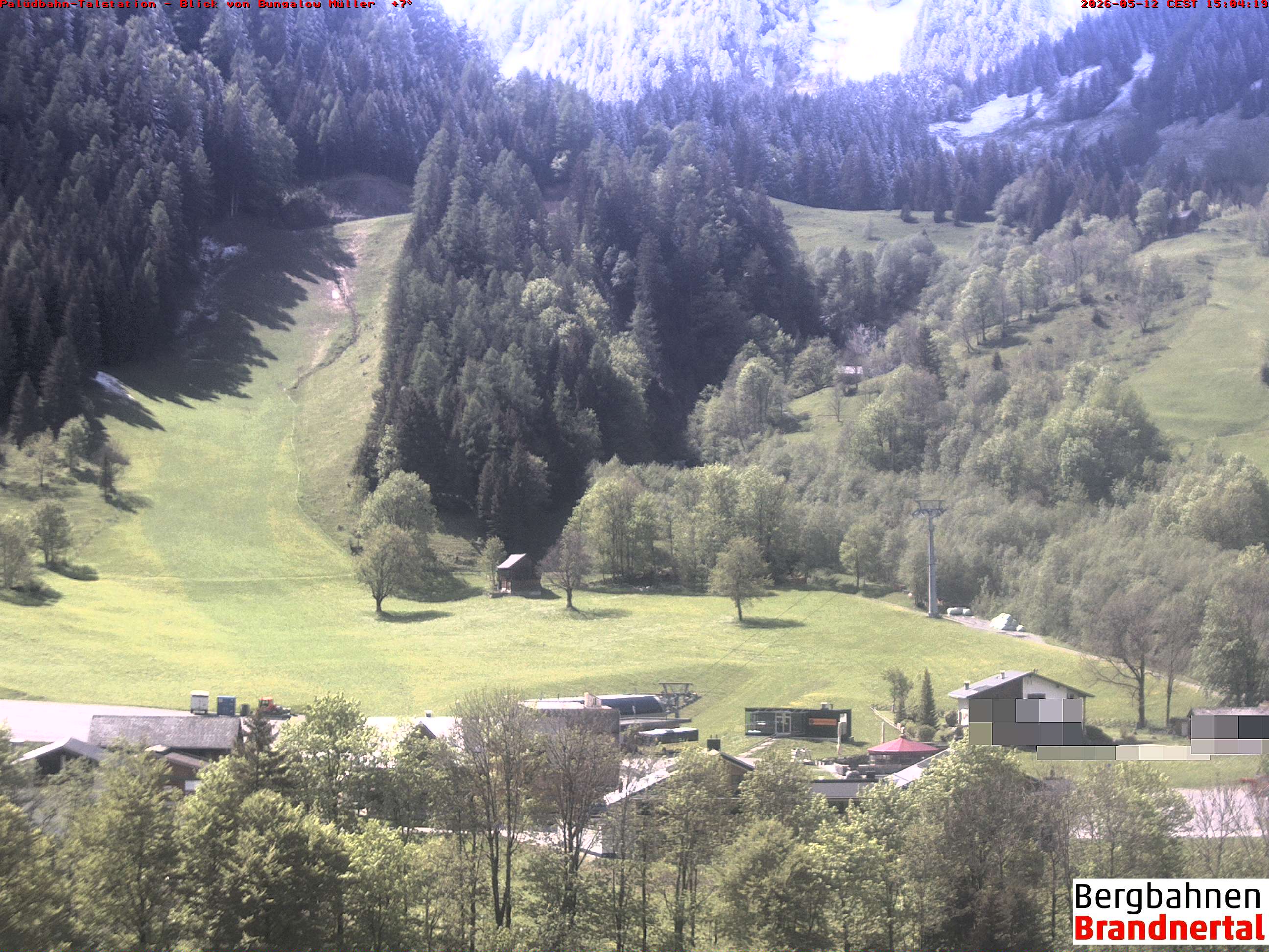Blick auf Palüdbahn von Bungalow Müller