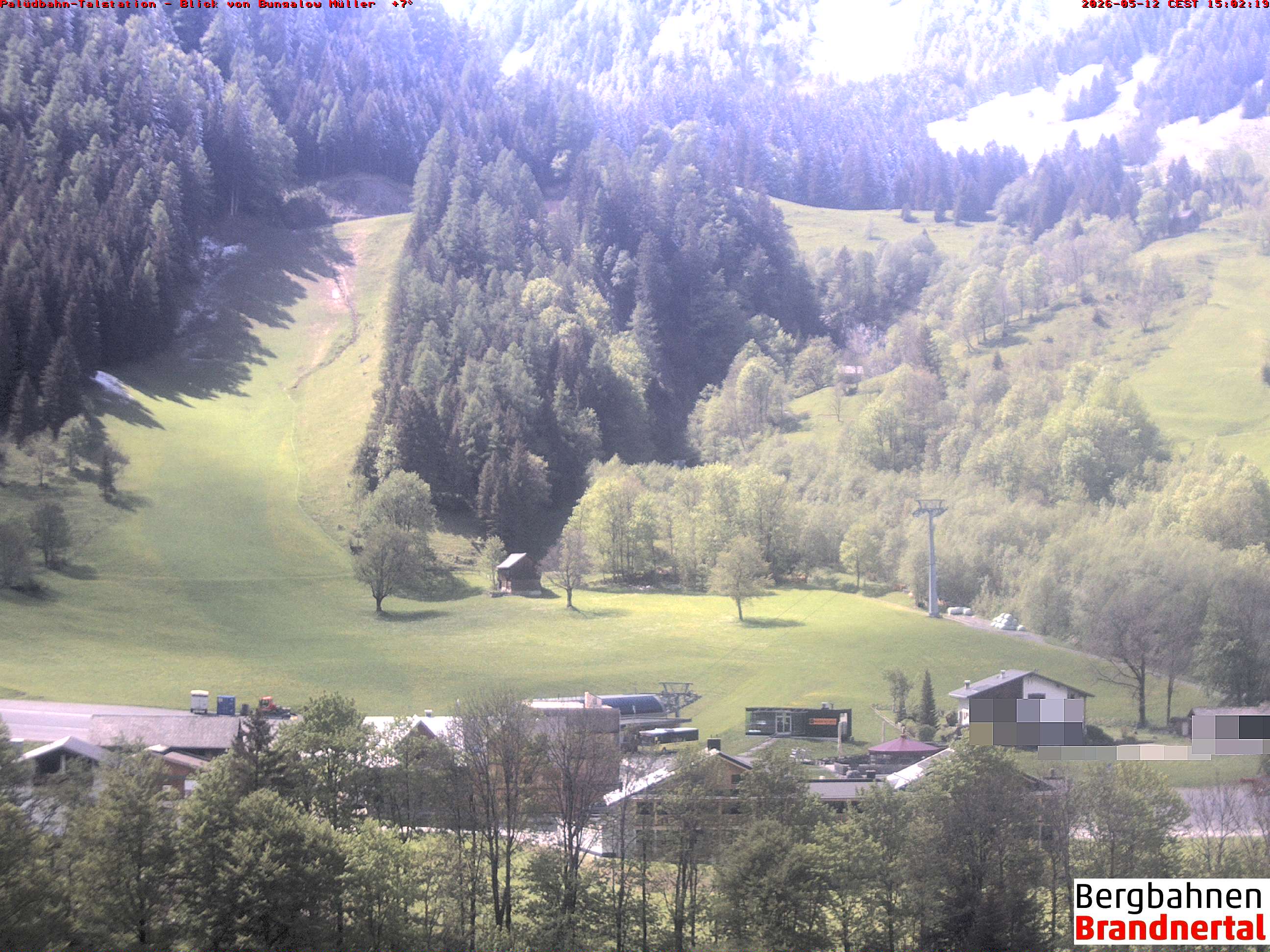 Blick auf Palüdbahn von Bungalow Müller