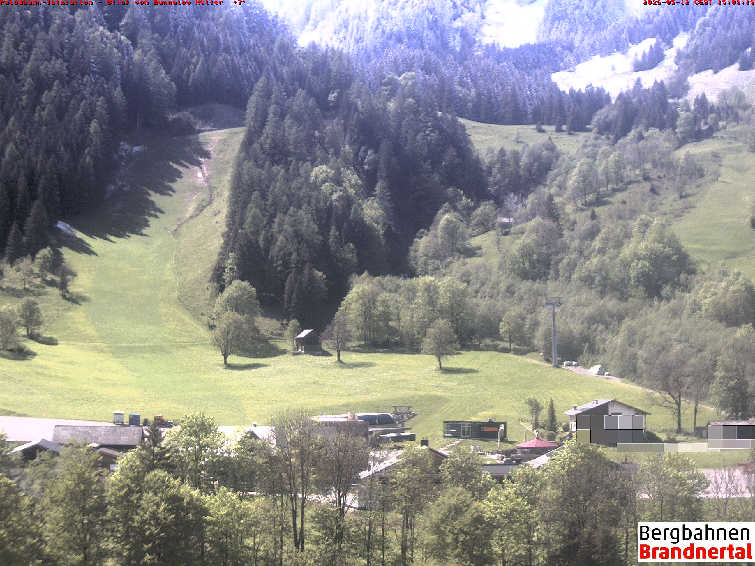 Blick auf Palüdbahn von Bungalow Müller