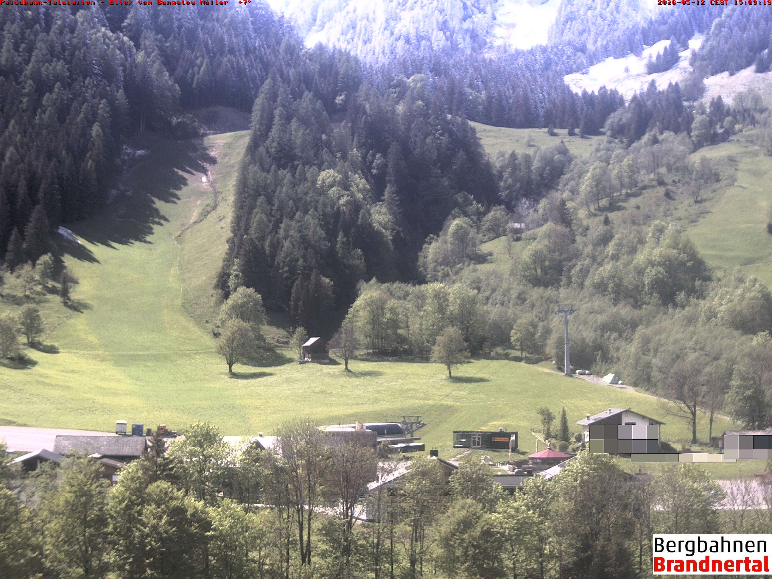 Blick auf Palüdbahn von Bungalow Müller
