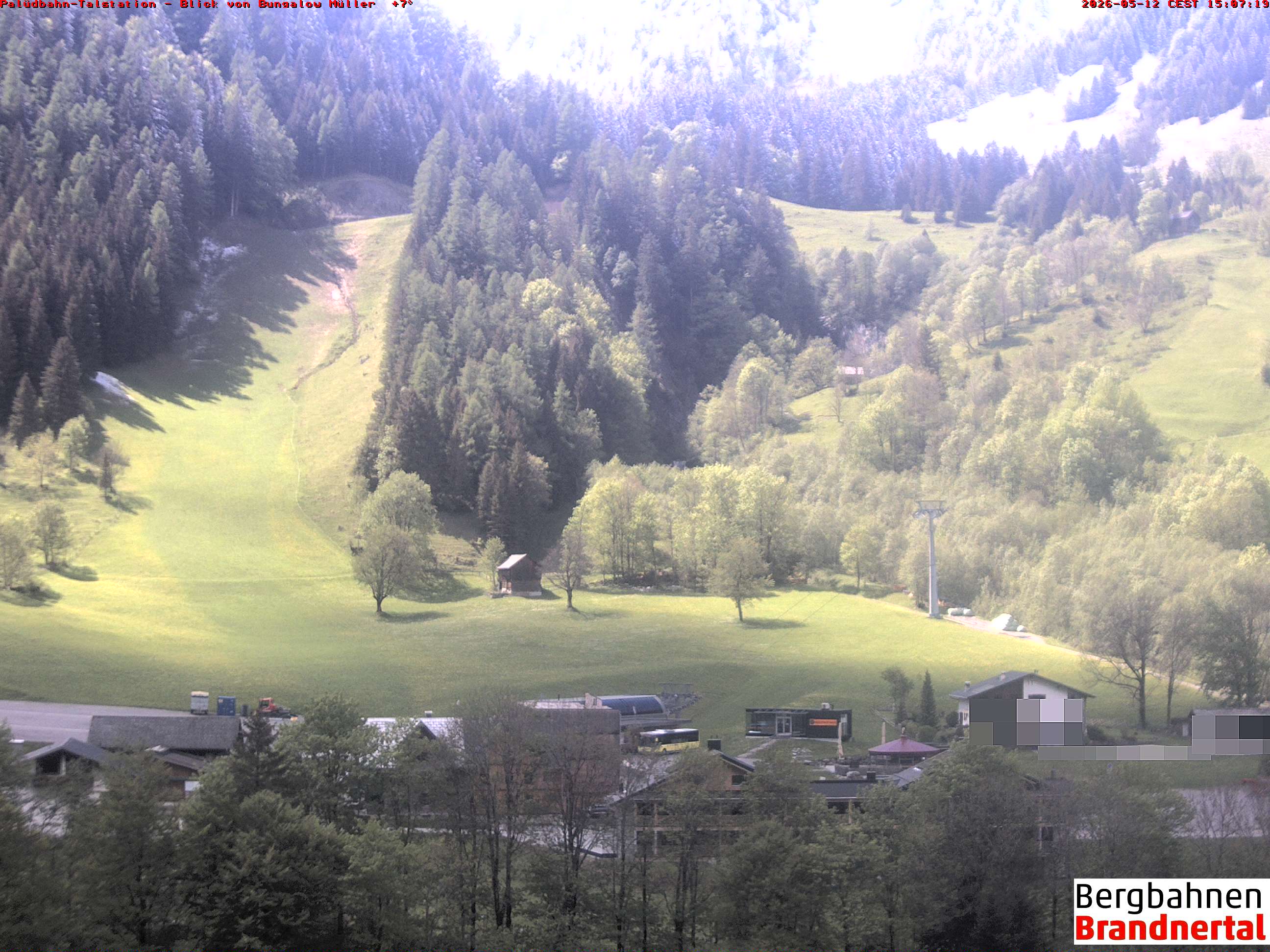 Blick auf Palüdbahn von Bungalow Müller