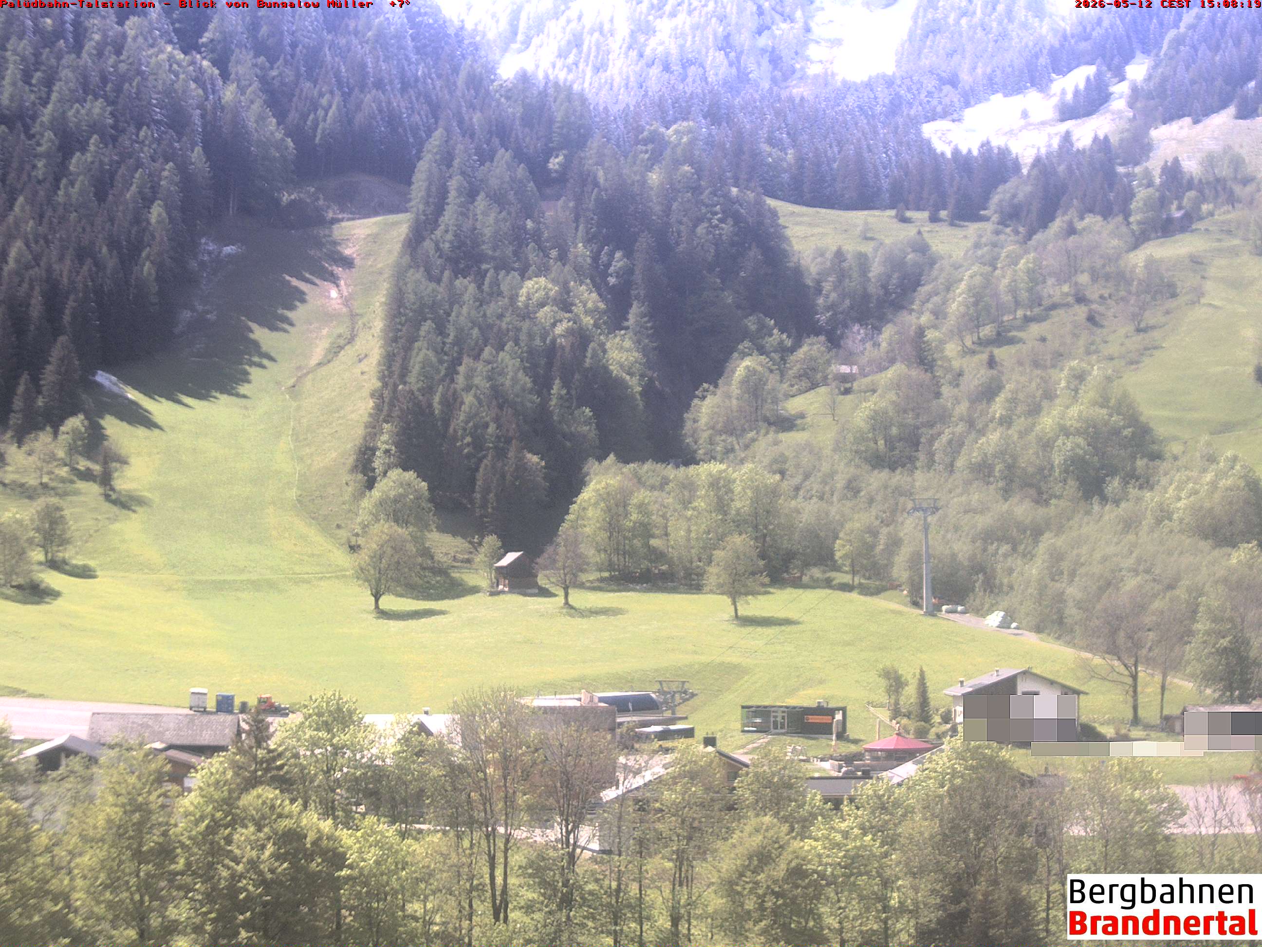 Blick auf Palüdbahn von Bungalow Müller