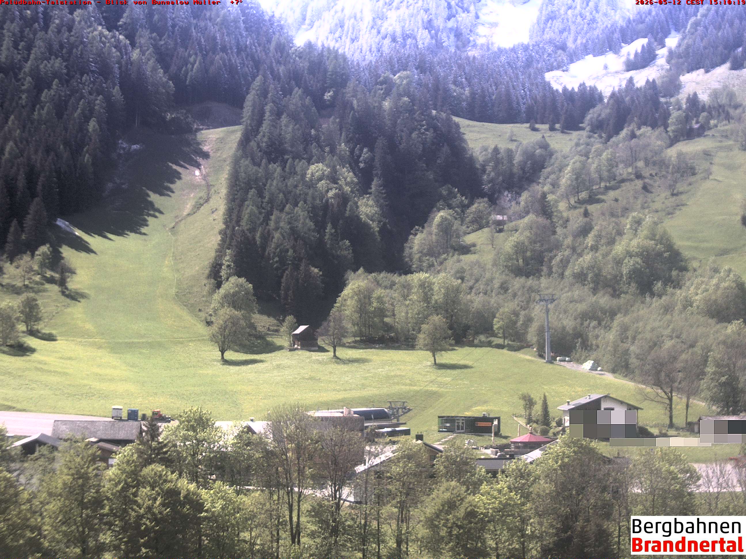 Blick auf Palüdbahn von Bungalow Müller