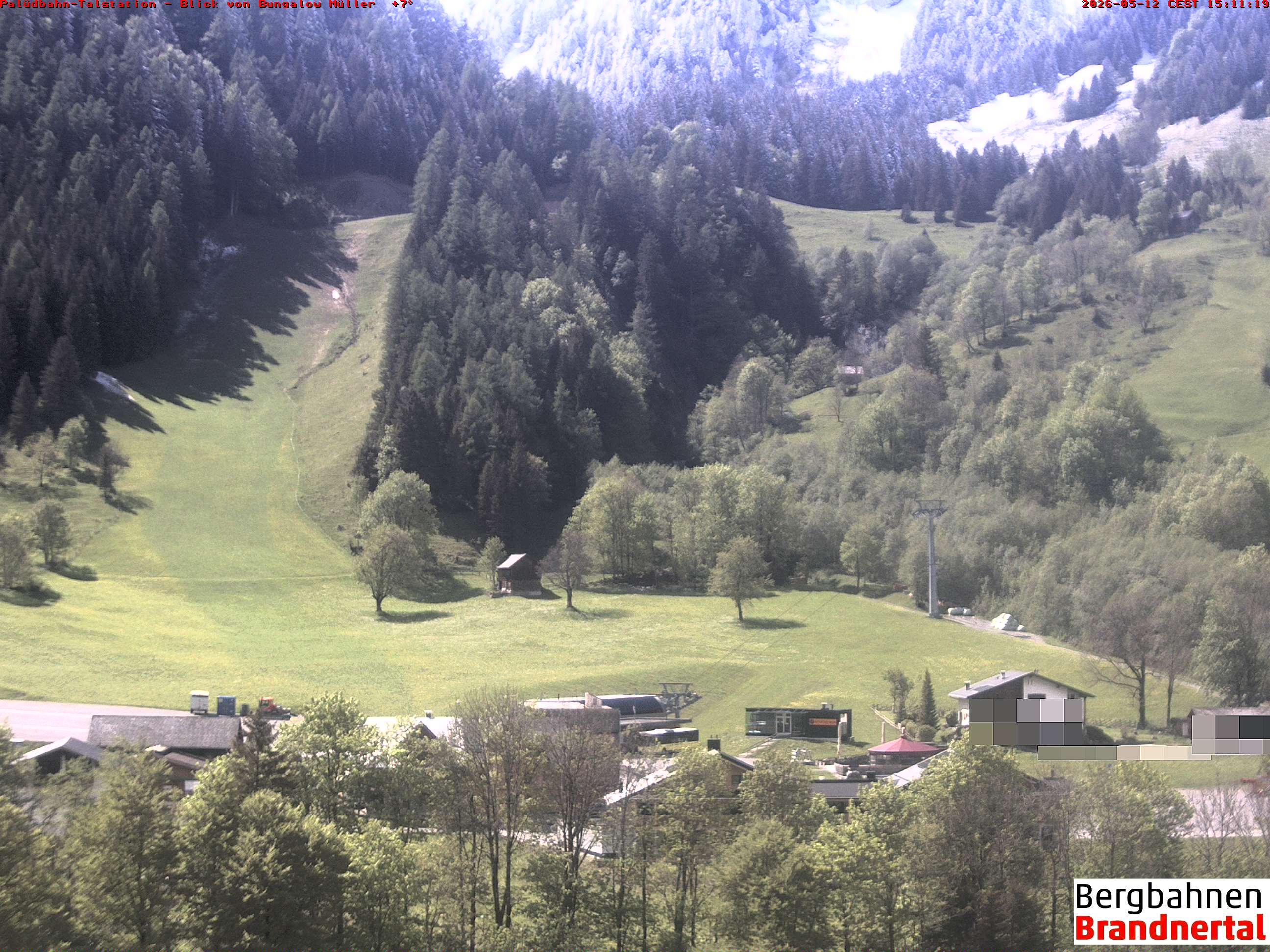 Blick auf Palüdbahn von Bungalow Müller