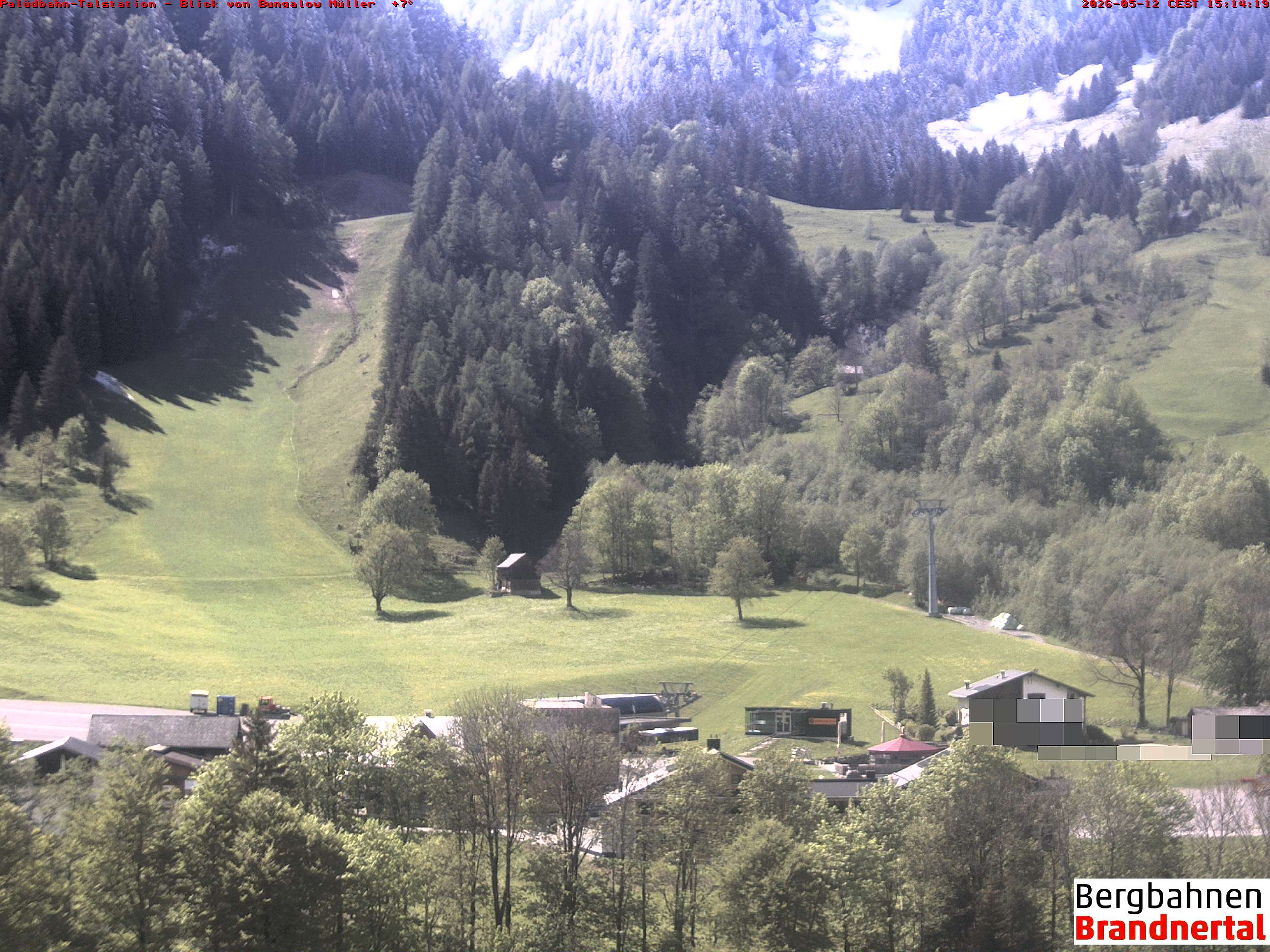 Blick auf Palüdbahn von Bungalow Müller