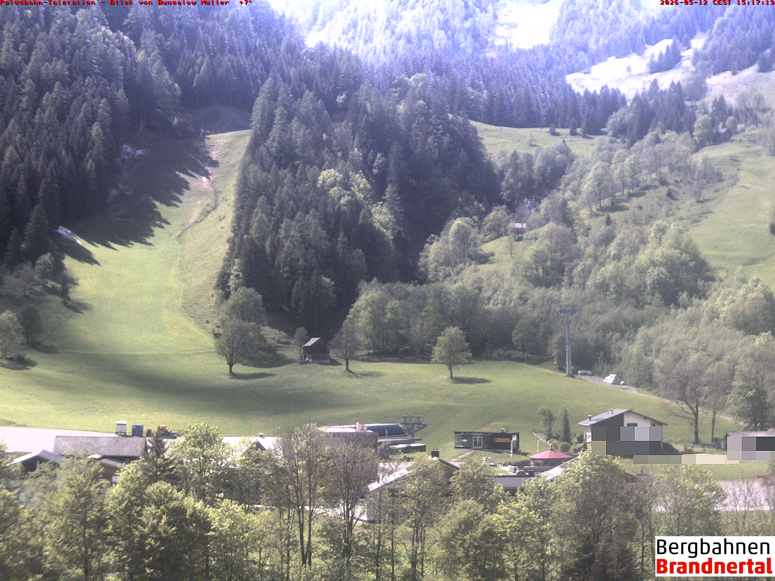Blick auf Palüdbahn von Bungalow Müller