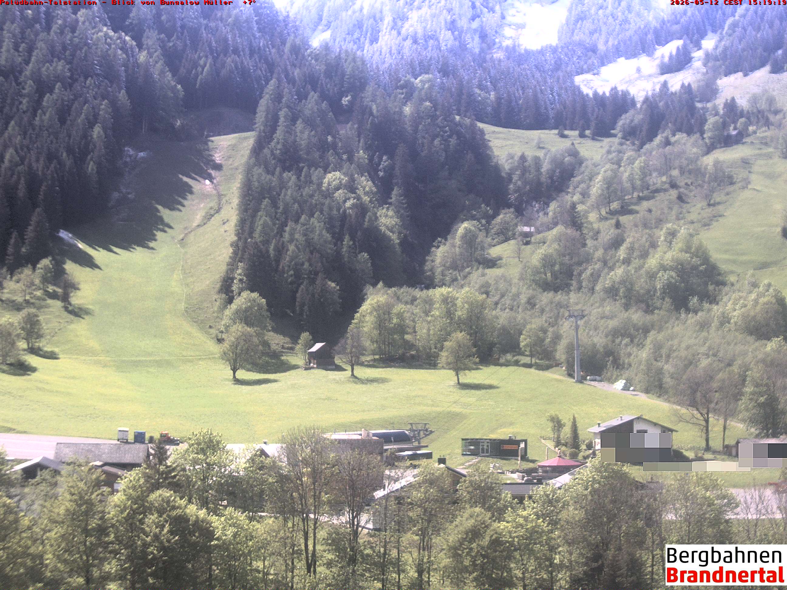 Blick auf Palüdbahn von Bungalow Müller