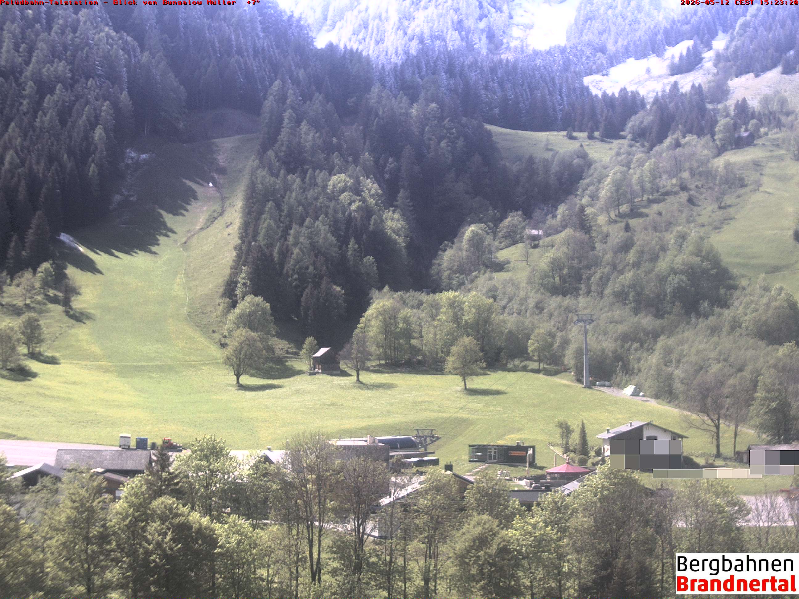 Blick auf Palüdbahn von Bungalow Müller