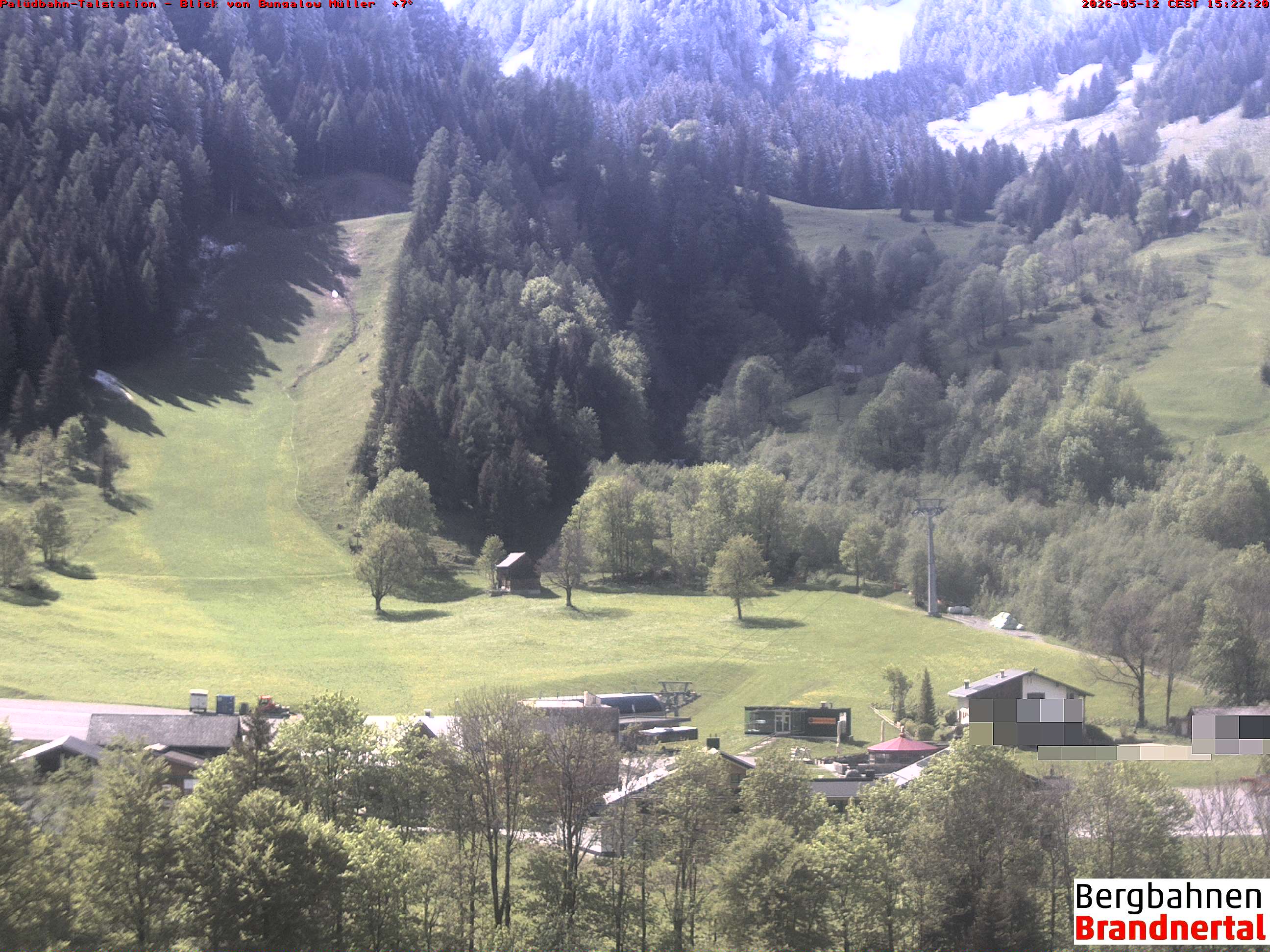 Blick auf Palüdbahn von Bungalow Müller