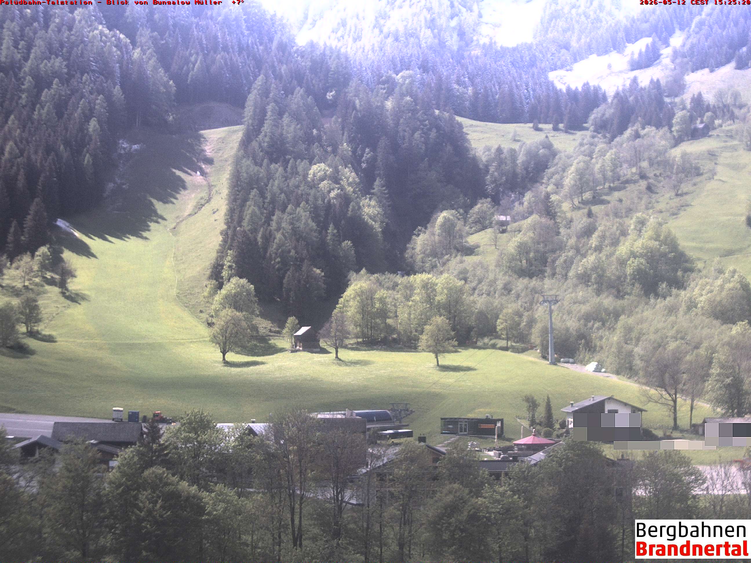 Blick auf Palüdbahn von Bungalow Müller