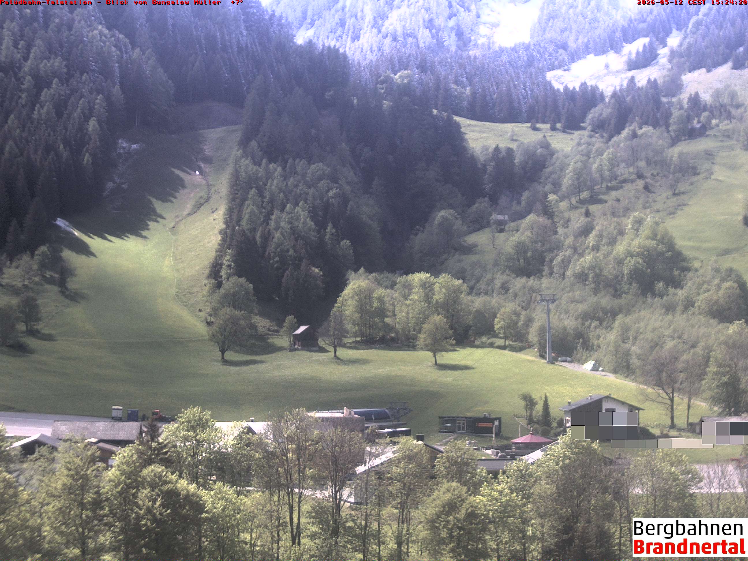 Blick auf Palüdbahn von Bungalow Müller