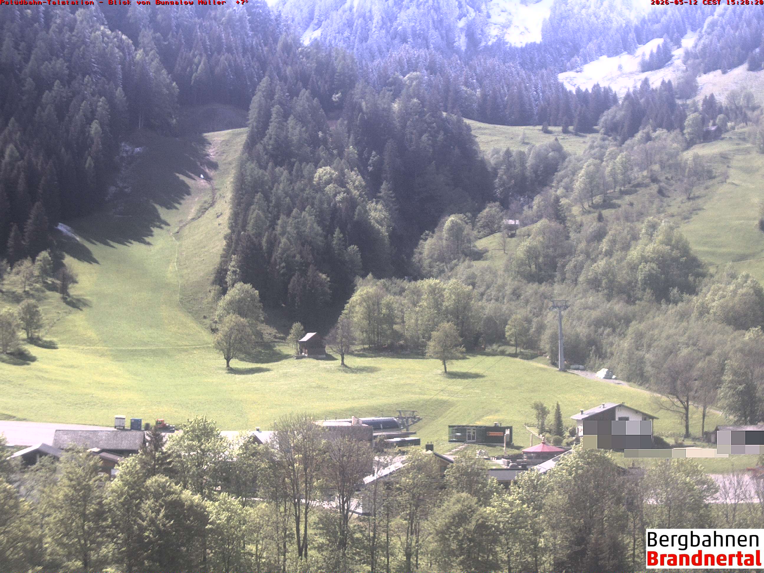 Blick auf Palüdbahn von Bungalow Müller