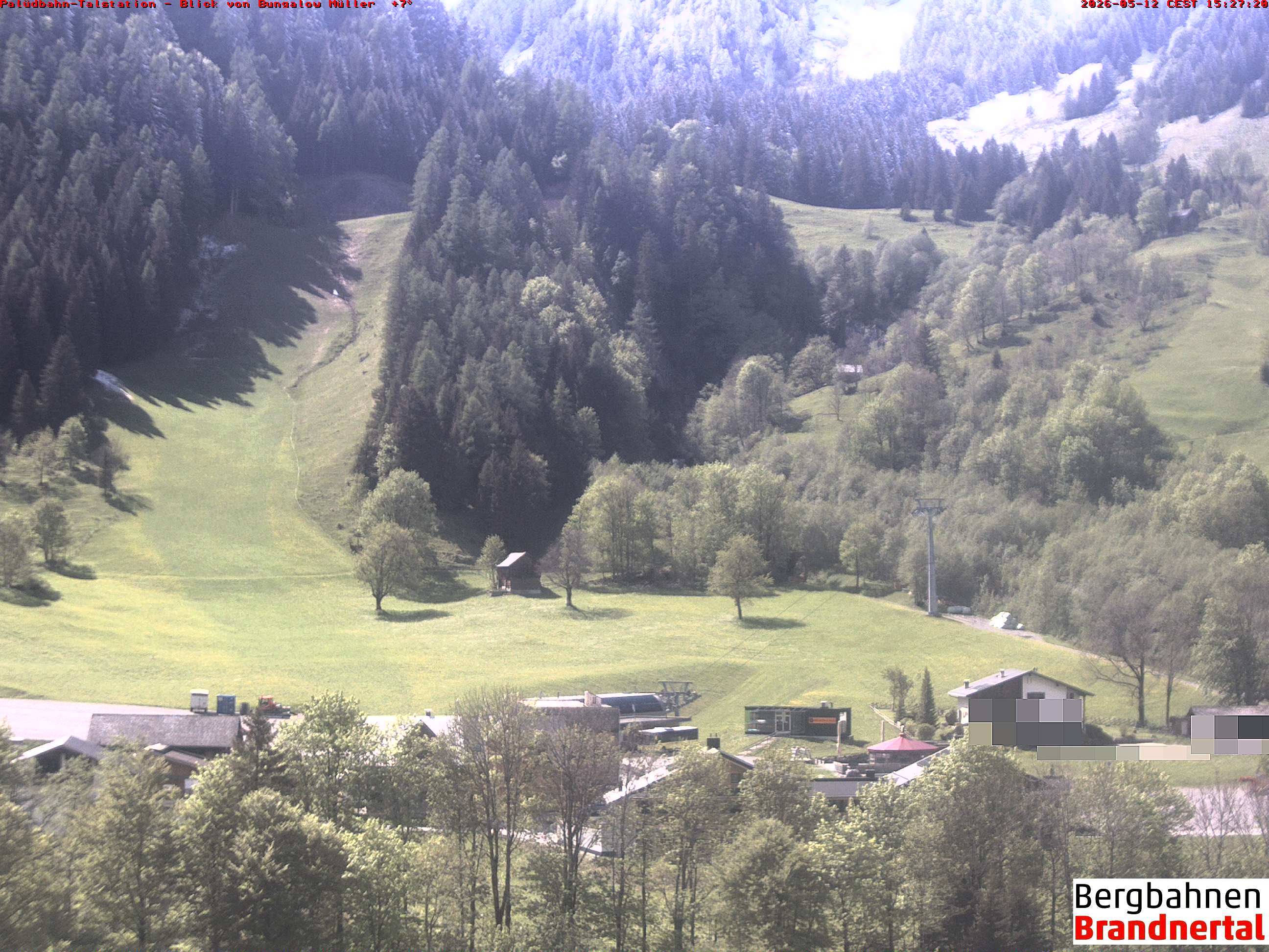 Blick auf Palüdbahn von Bungalow Müller