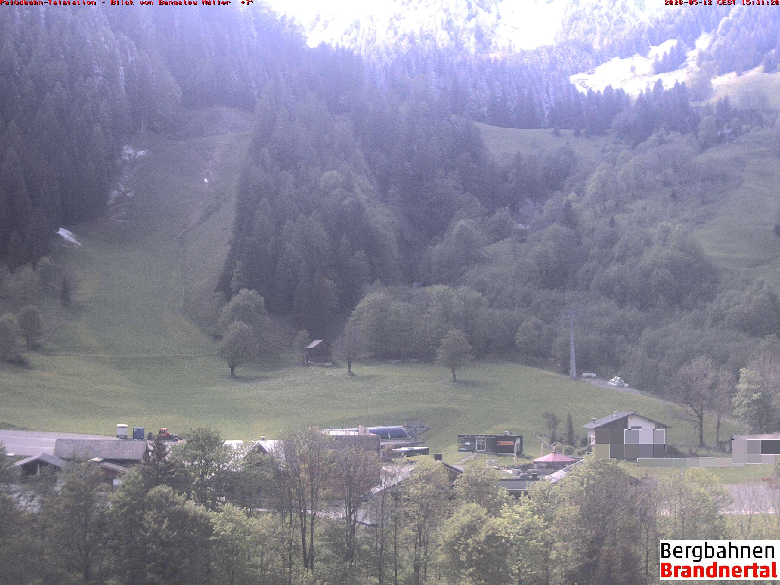 Blick auf Palüdbahn von Bungalow Müller