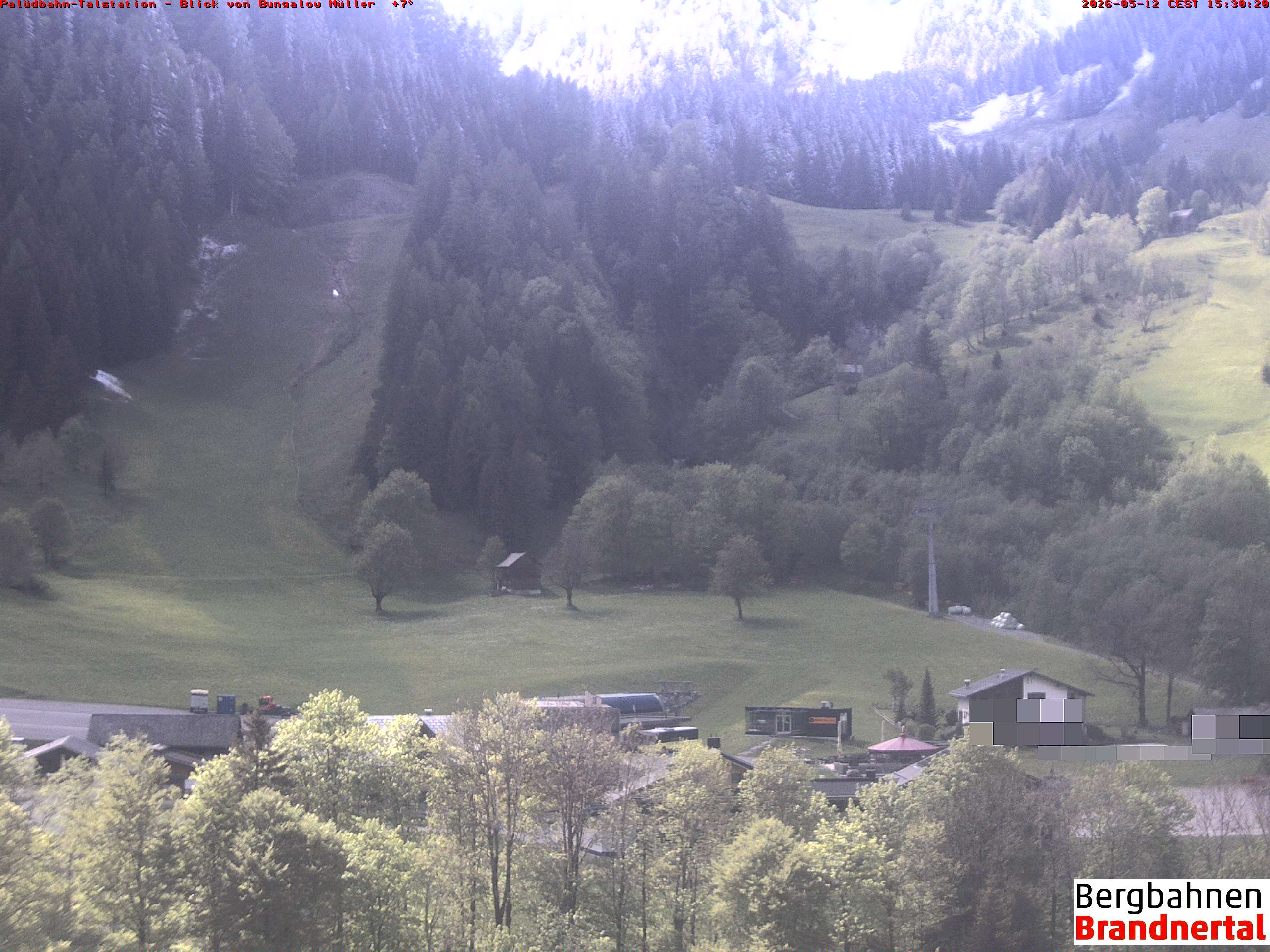 Blick auf Palüdbahn von Bungalow Müller