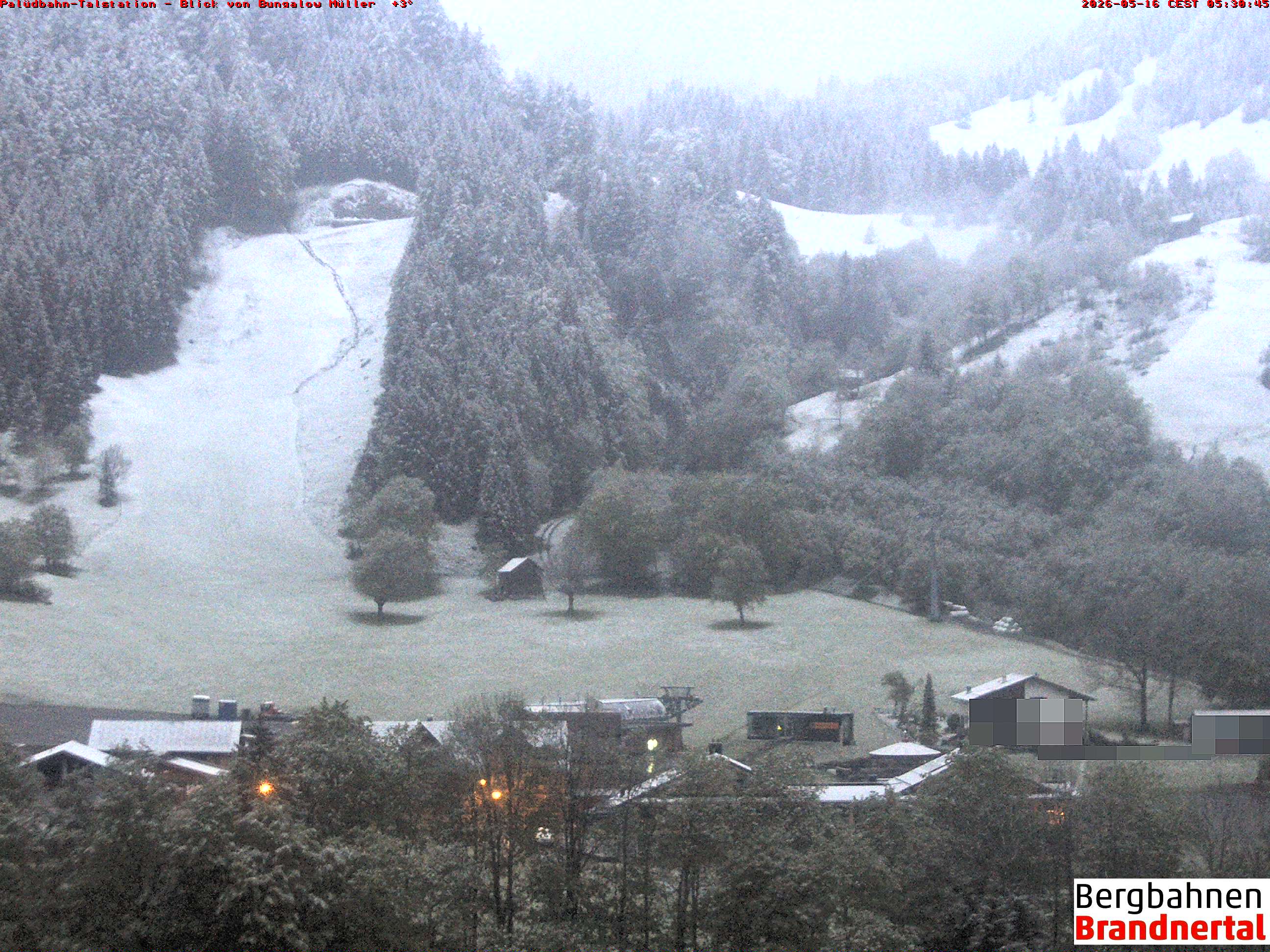 Blick auf Palüdbahn von Bungalow Müller