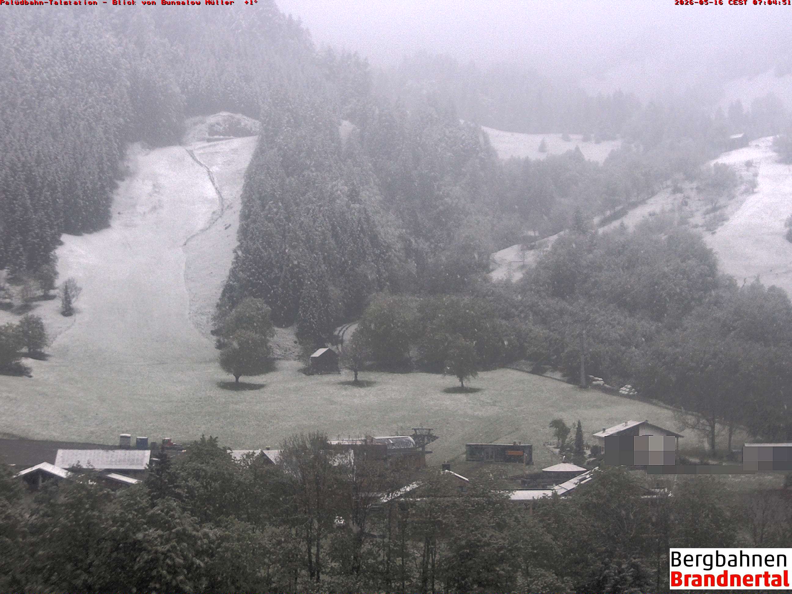 Blick auf Palüdbahn von Bungalow Müller