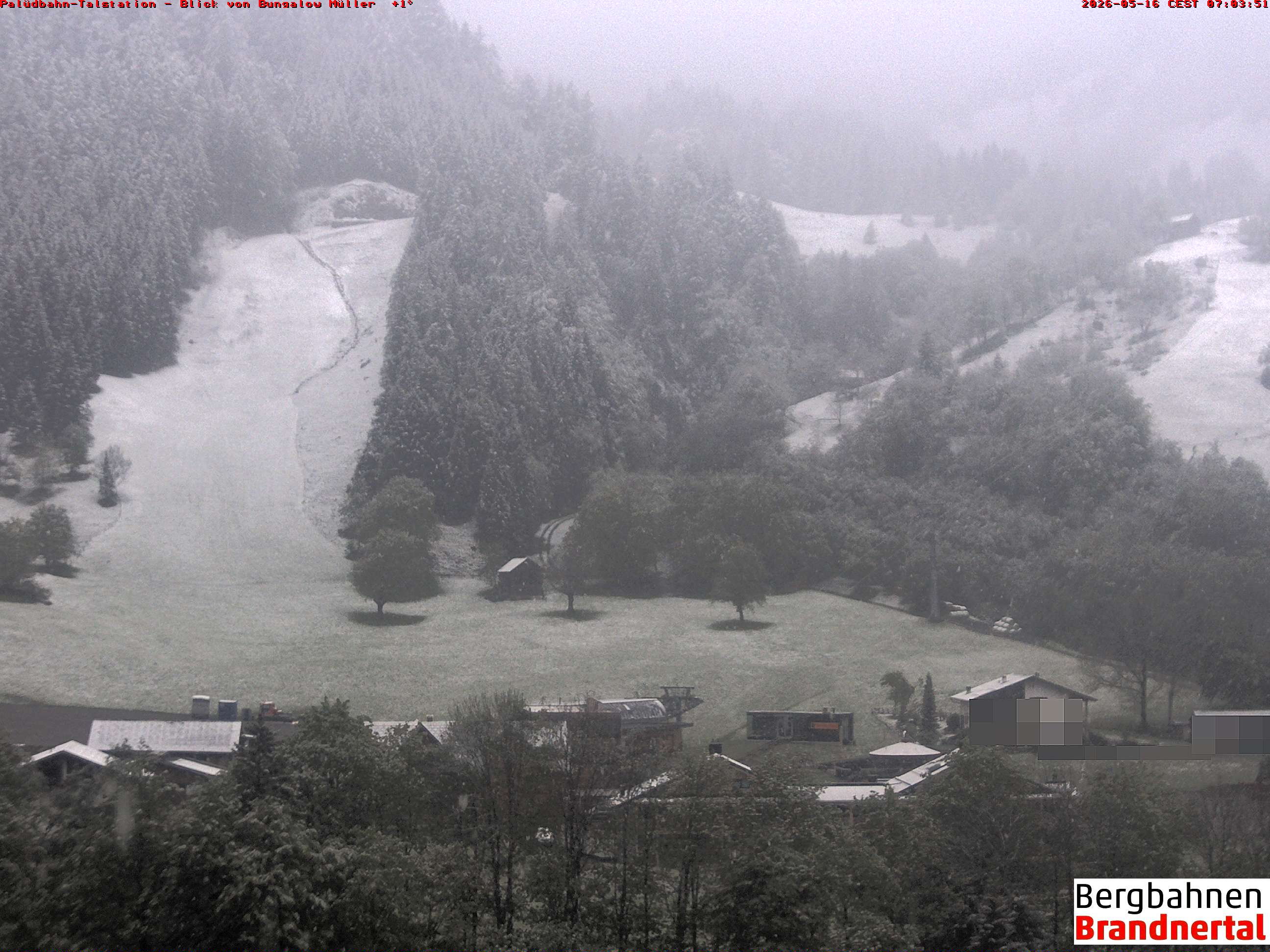 Blick auf Palüdbahn von Bungalow Müller