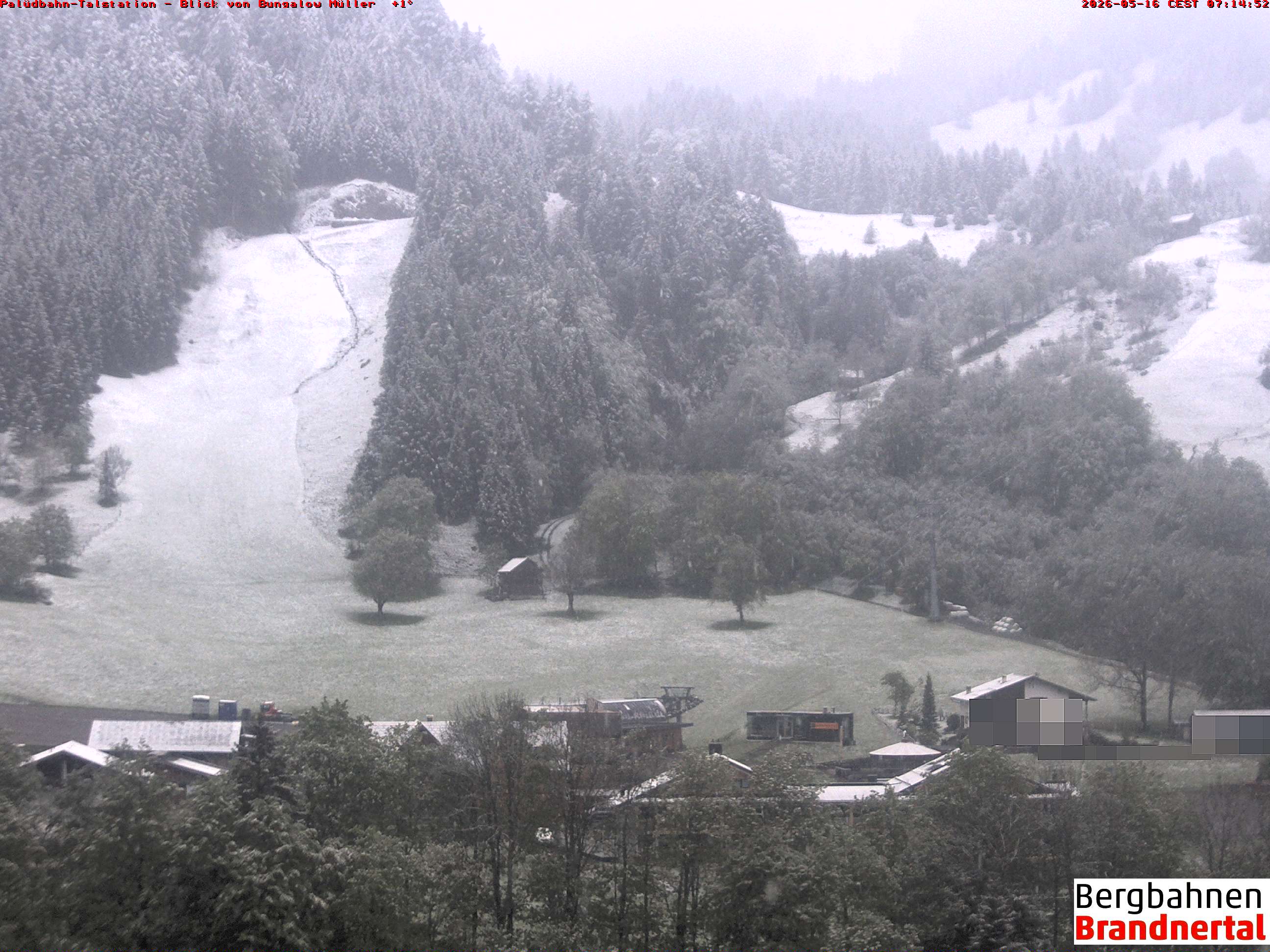 Blick auf Palüdbahn von Bungalow Müller