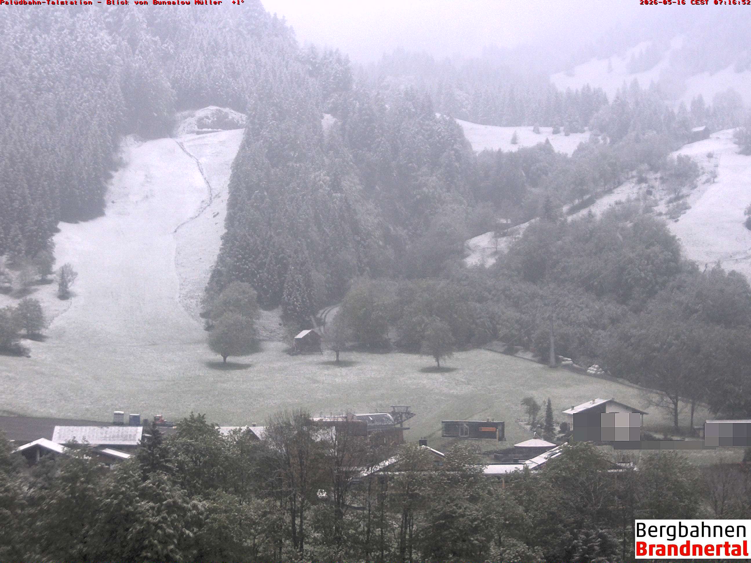 Blick auf Palüdbahn von Bungalow Müller