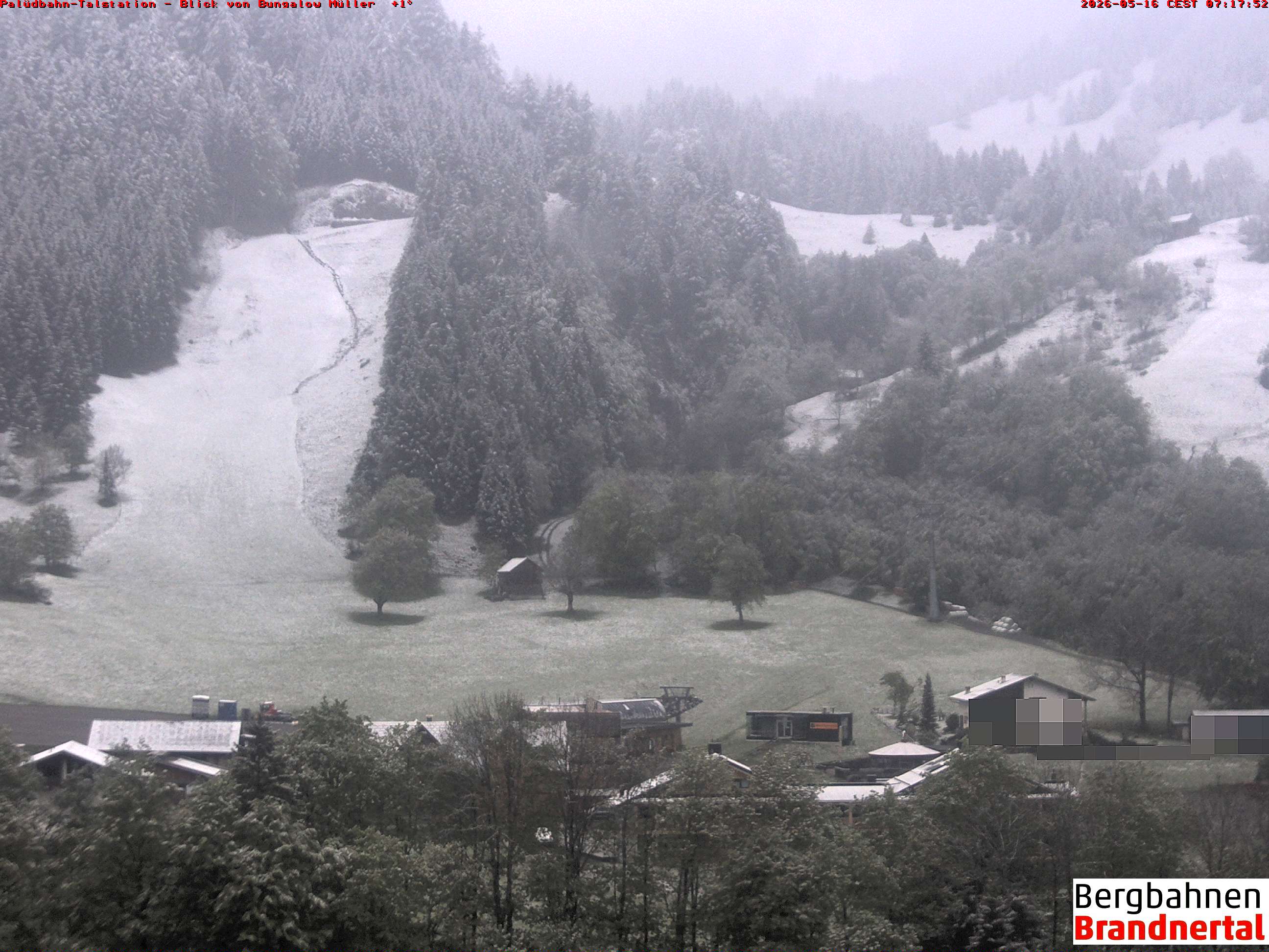 Blick auf Palüdbahn von Bungalow Müller
