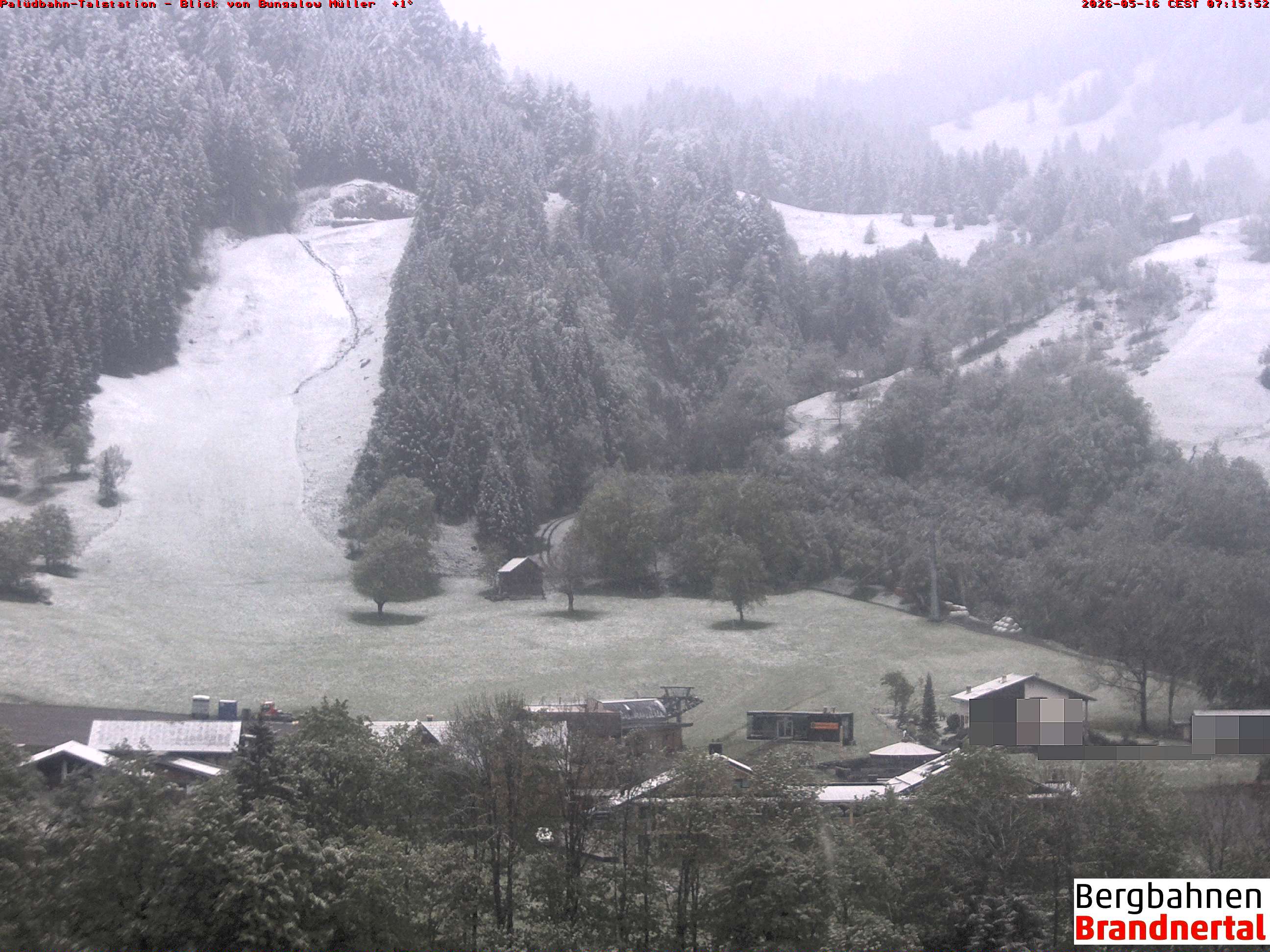 Blick auf Palüdbahn von Bungalow Müller