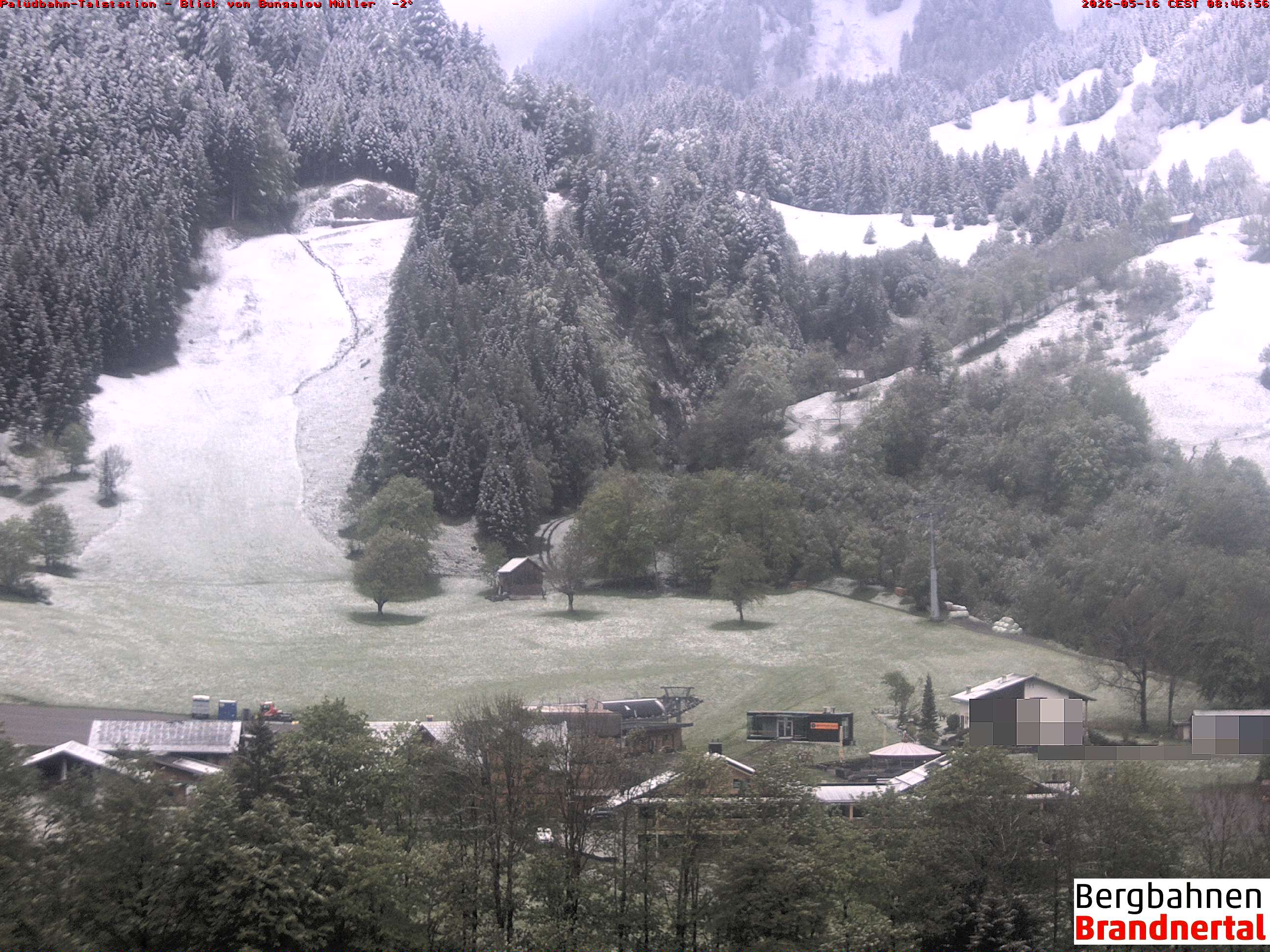 Blick auf Palüdbahn von Bungalow Müller