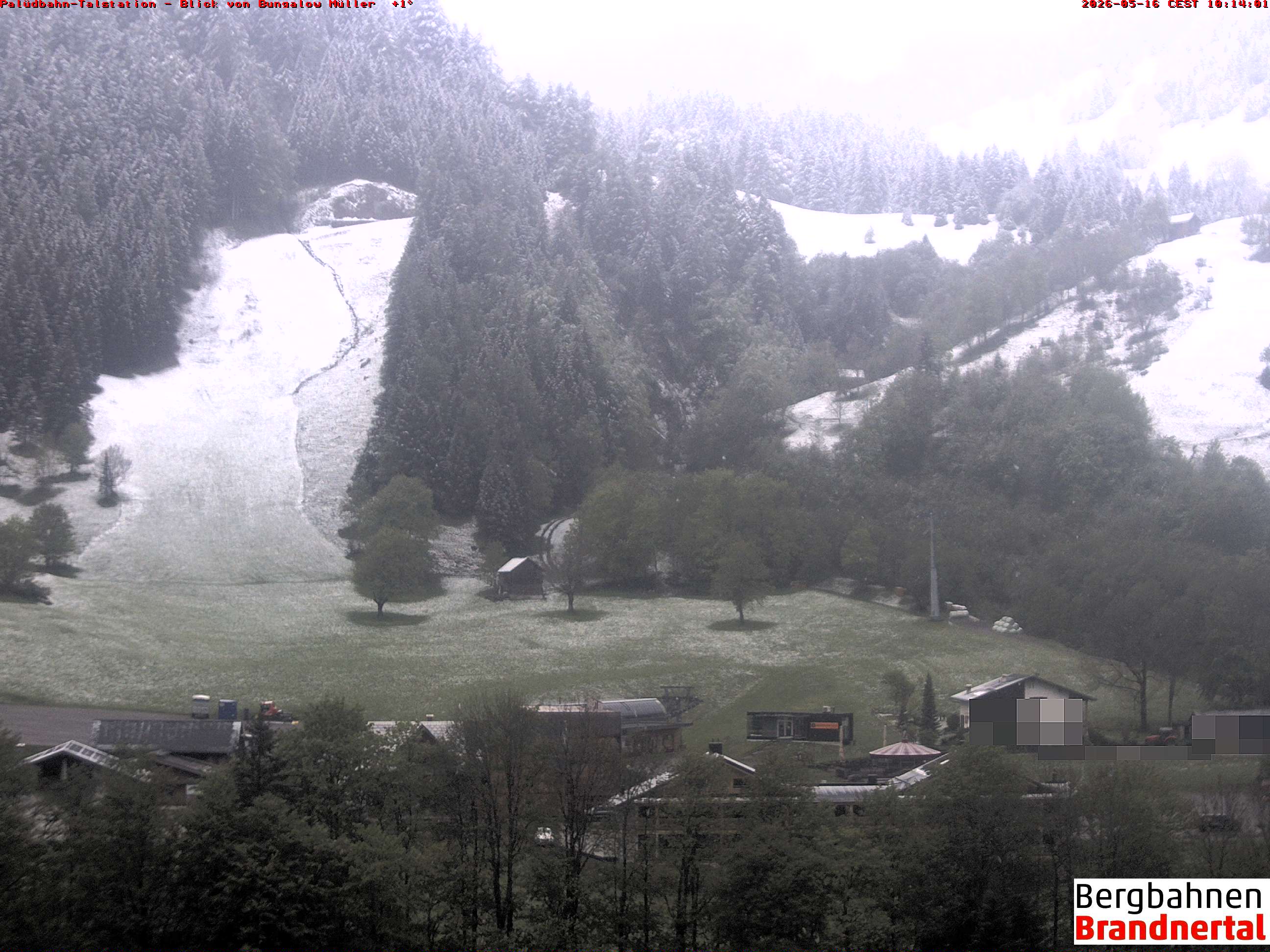 Blick auf Palüdbahn von Bungalow Müller