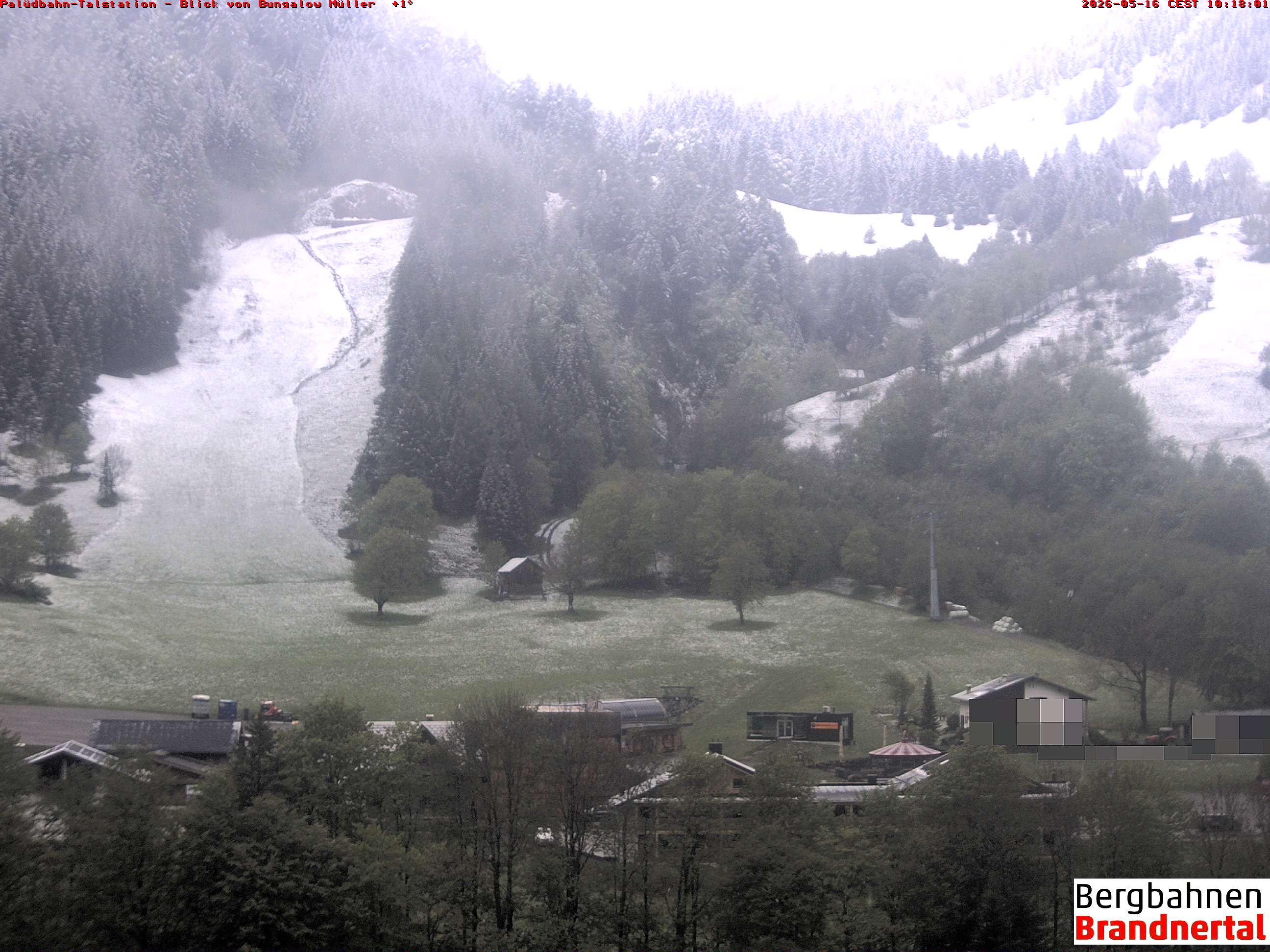 Blick auf Palüdbahn von Bungalow Müller