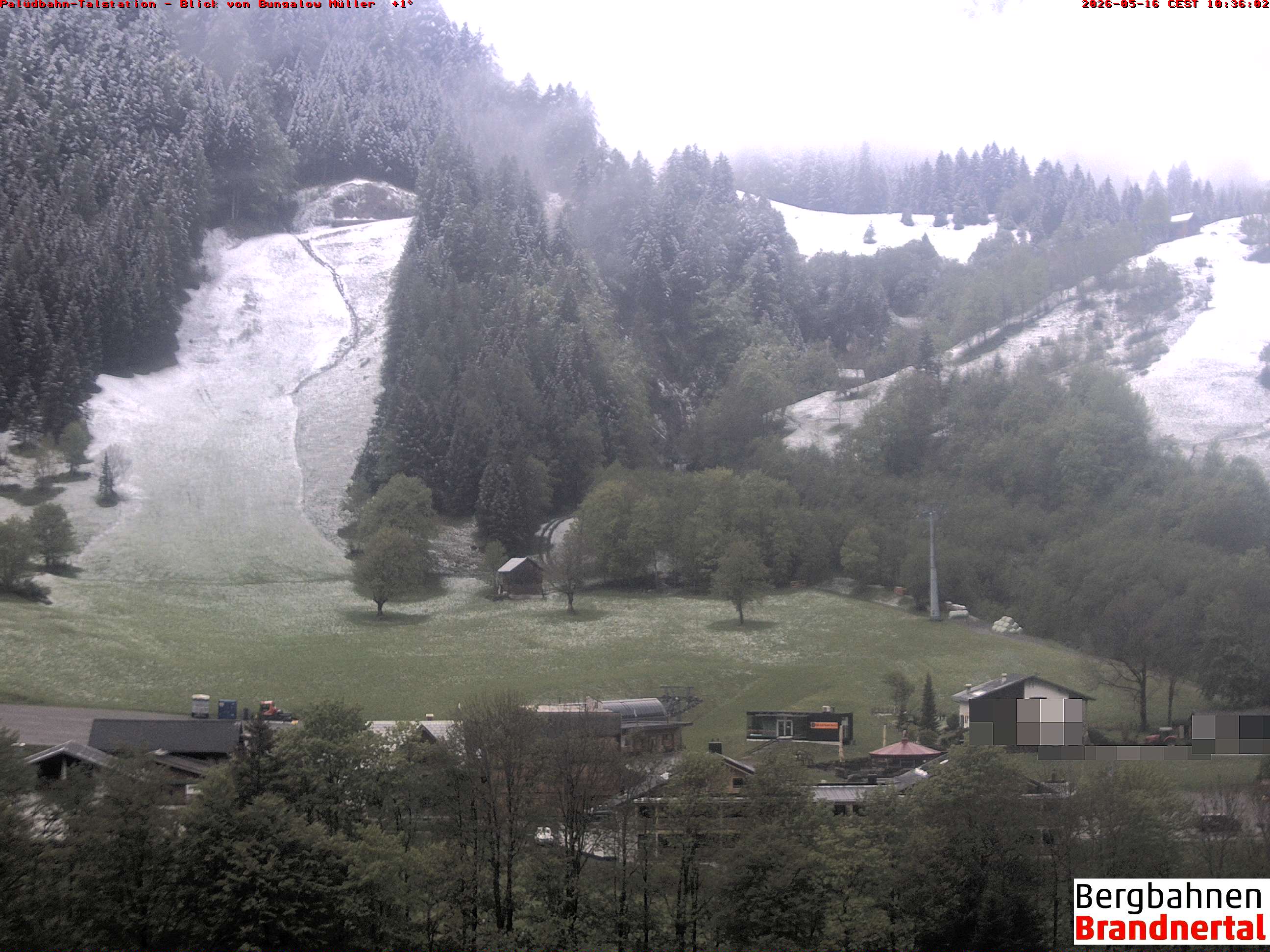 Blick auf Palüdbahn von Bungalow Müller