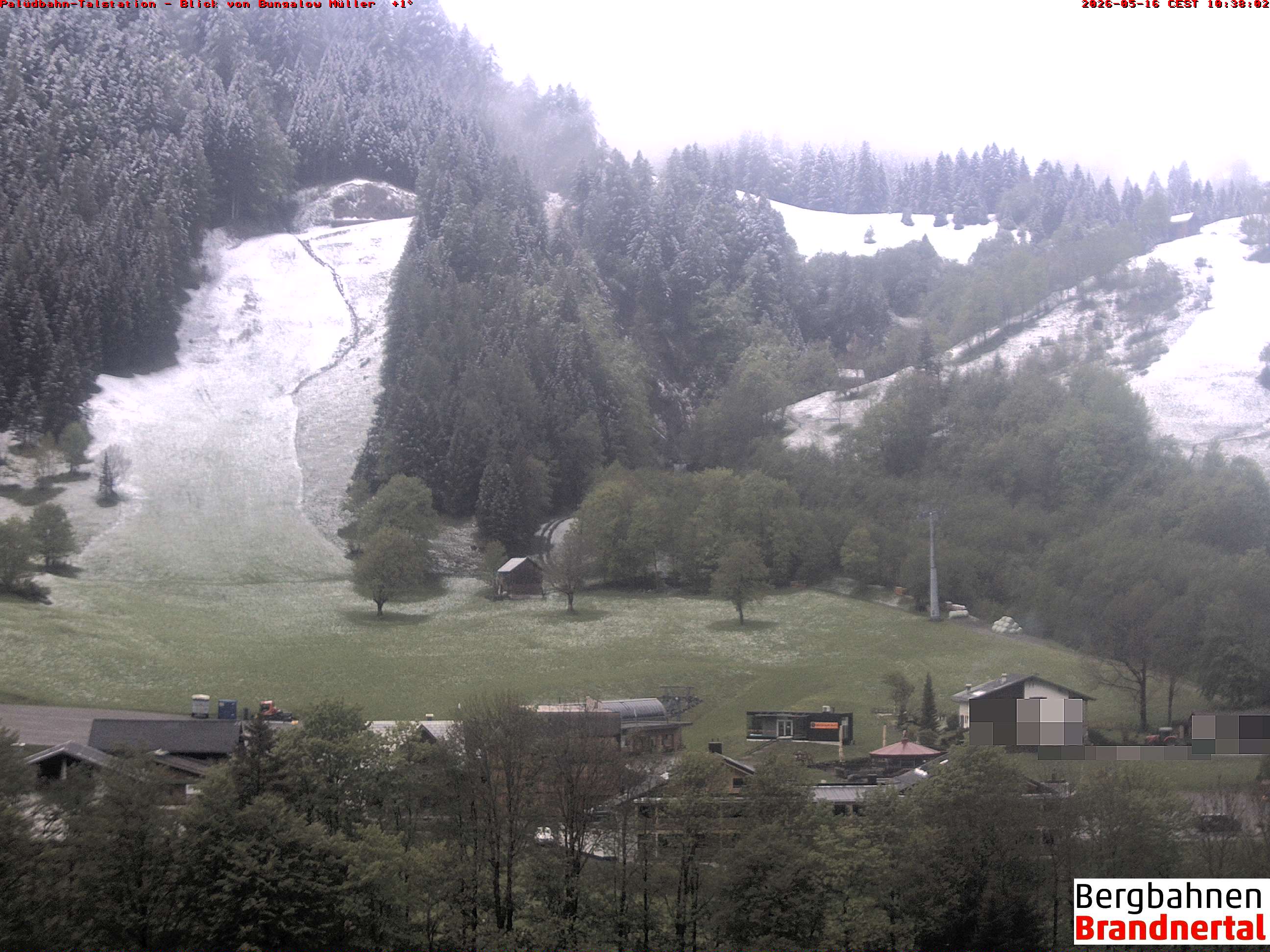 Blick auf Palüdbahn von Bungalow Müller