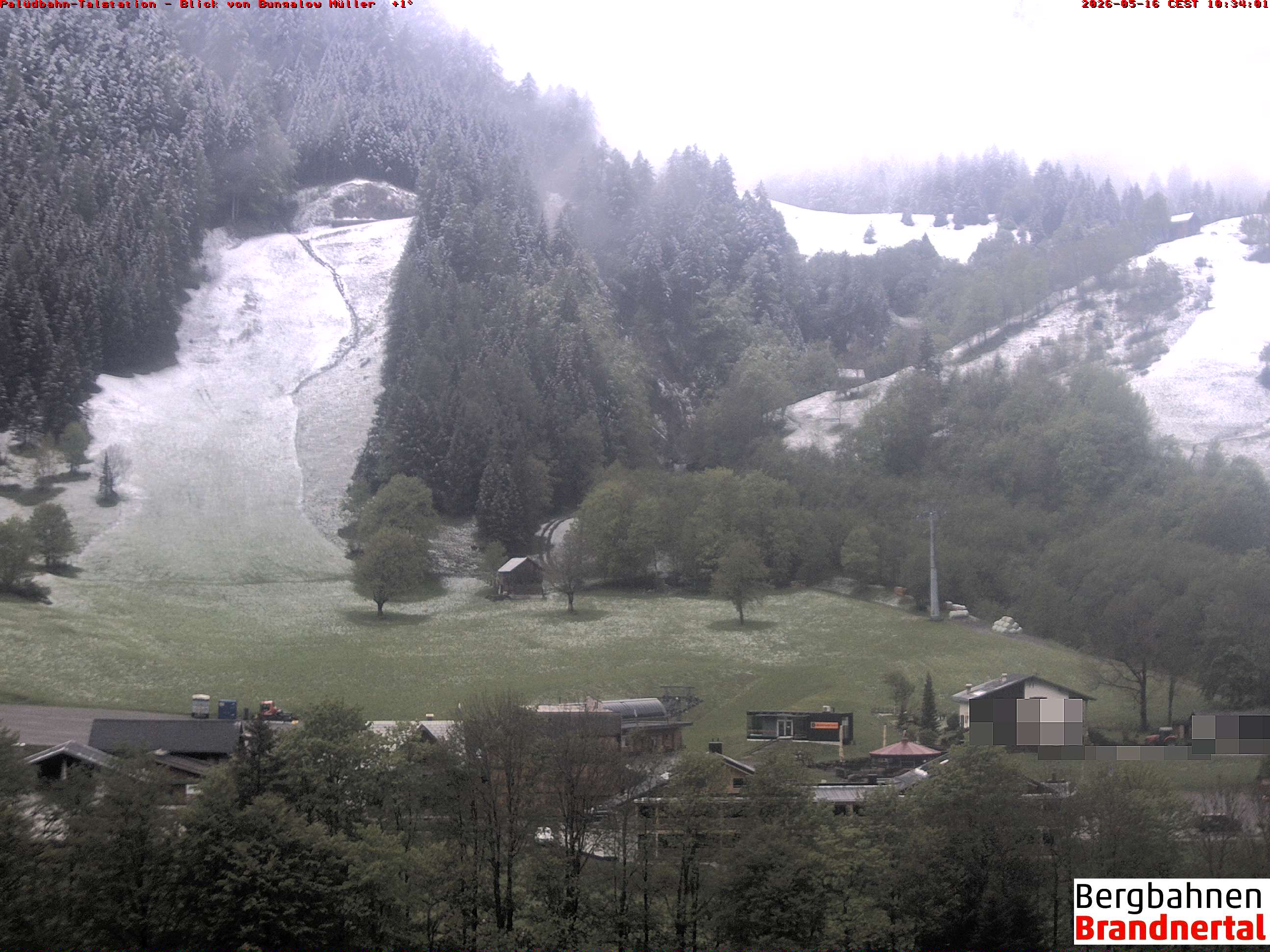 Blick auf Palüdbahn von Bungalow Müller