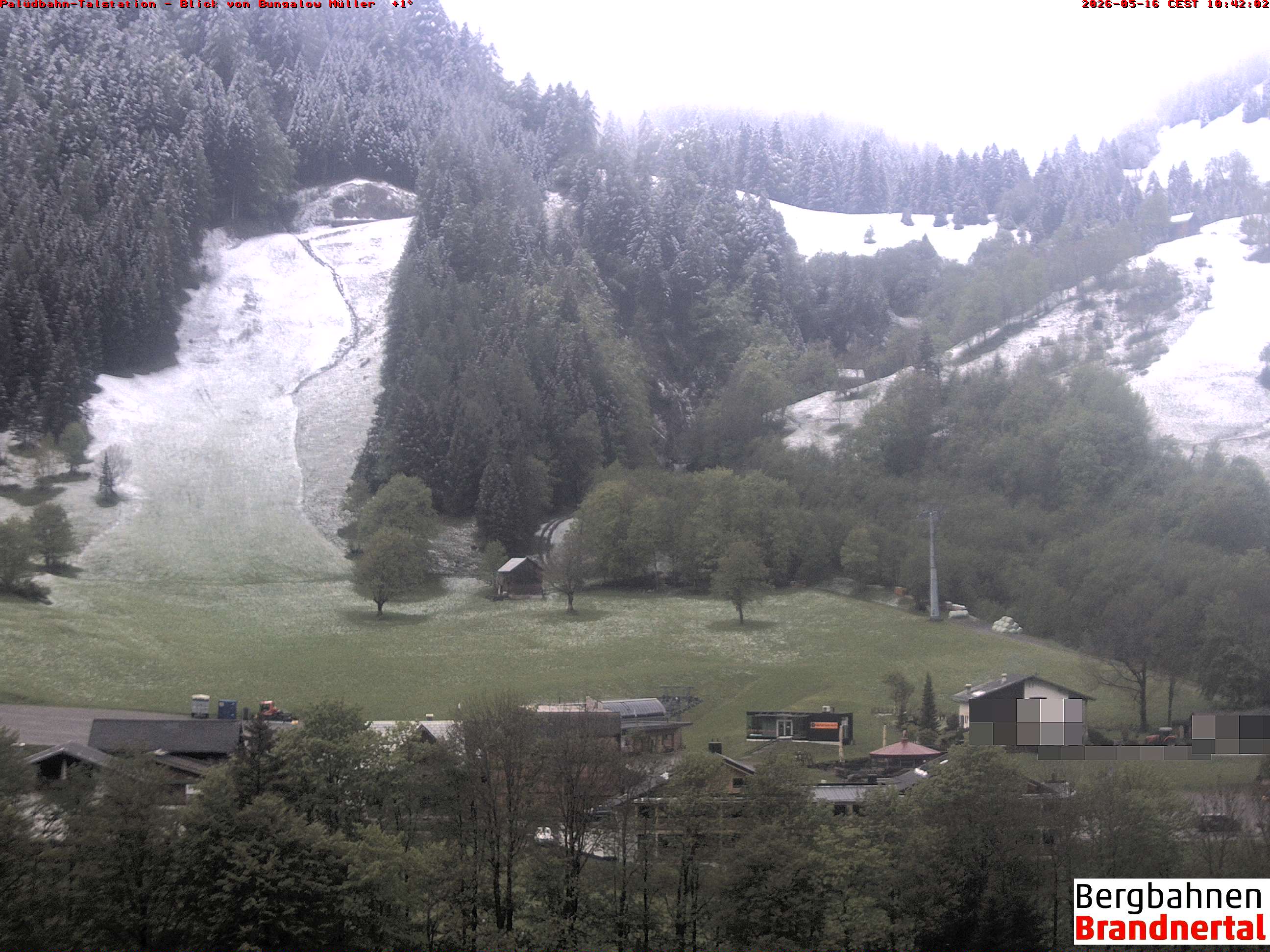 Blick auf Palüdbahn von Bungalow Müller