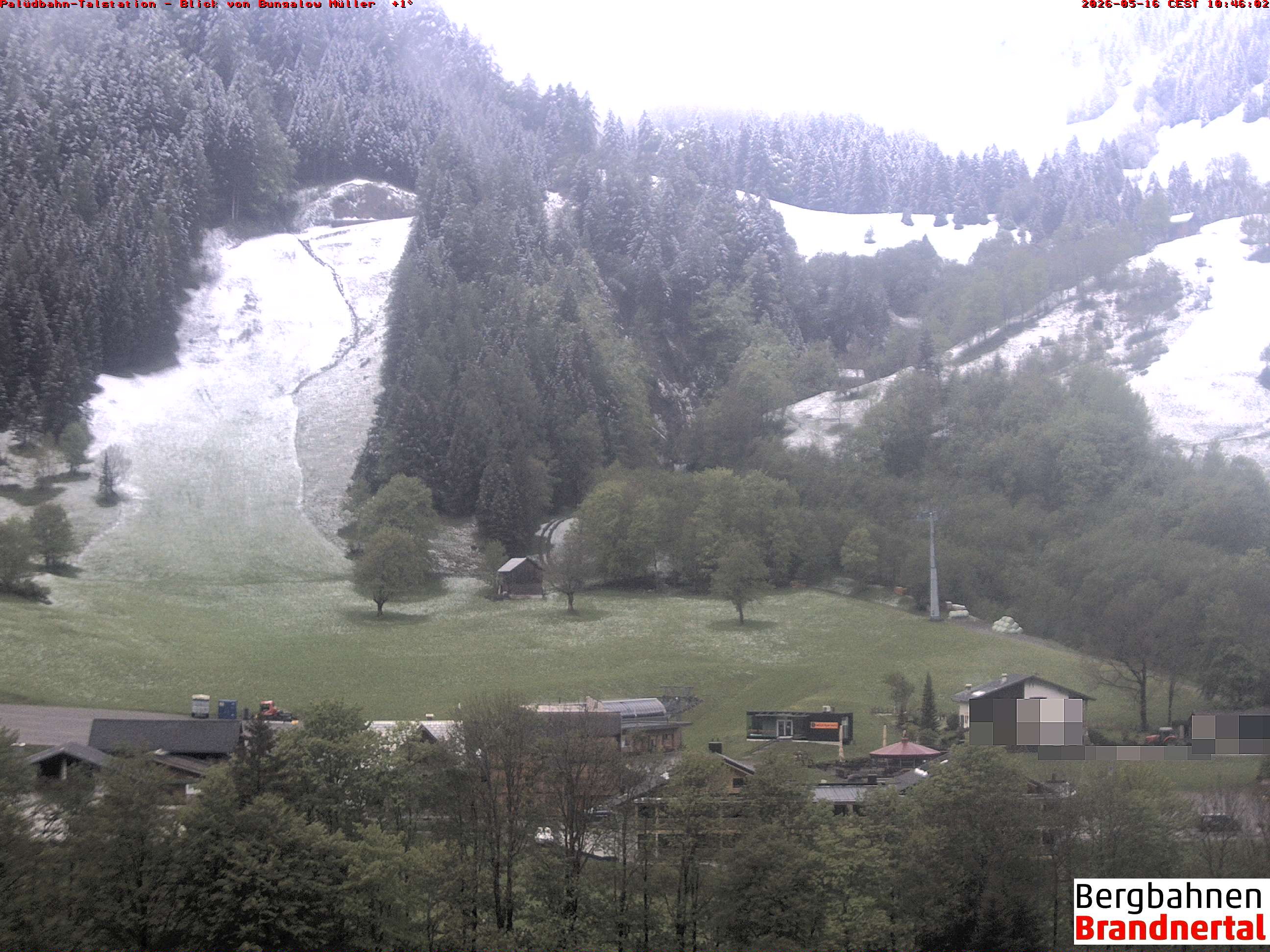 Blick auf Palüdbahn von Bungalow Müller