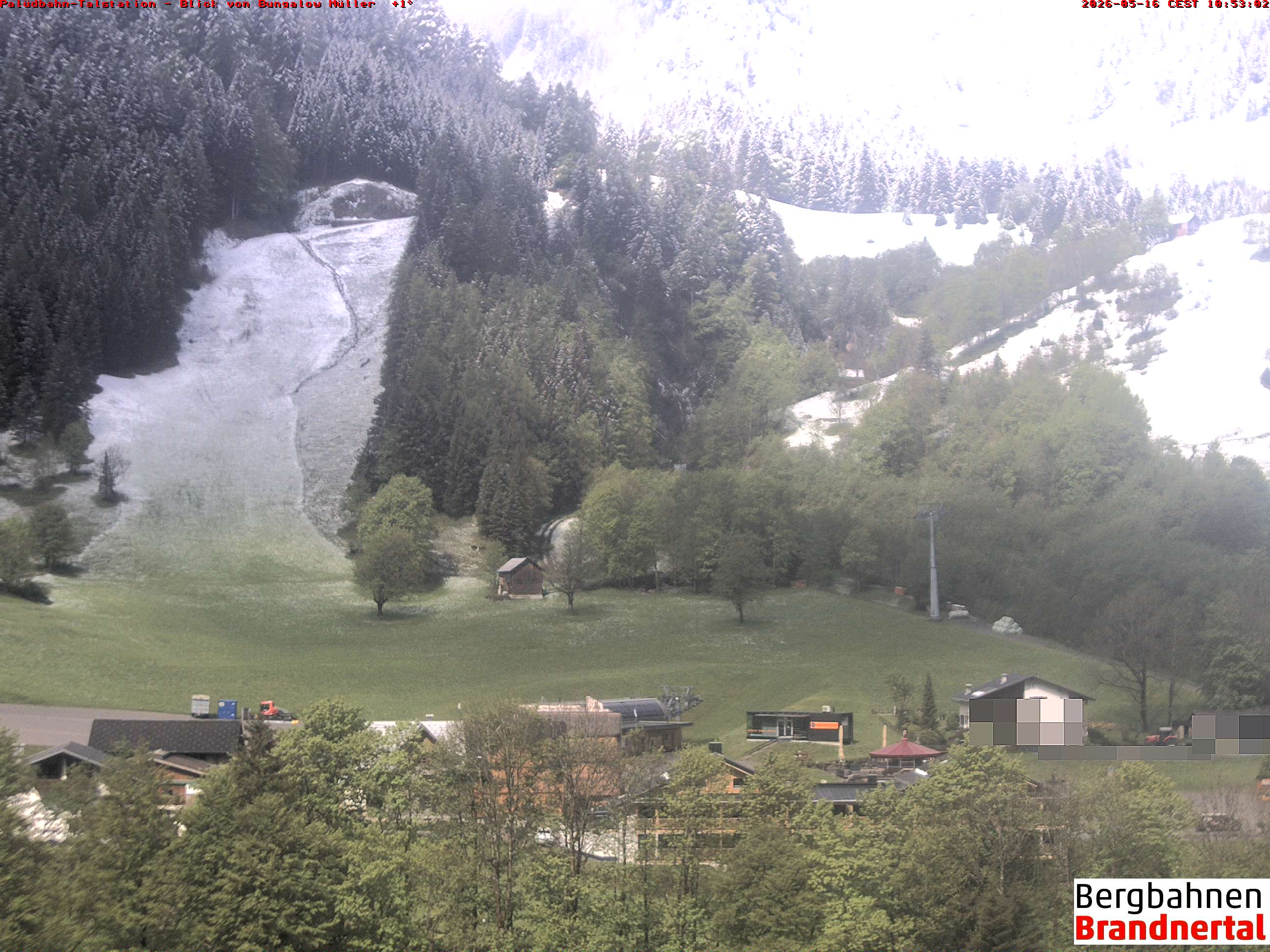 Blick auf Palüdbahn von Bungalow Müller
