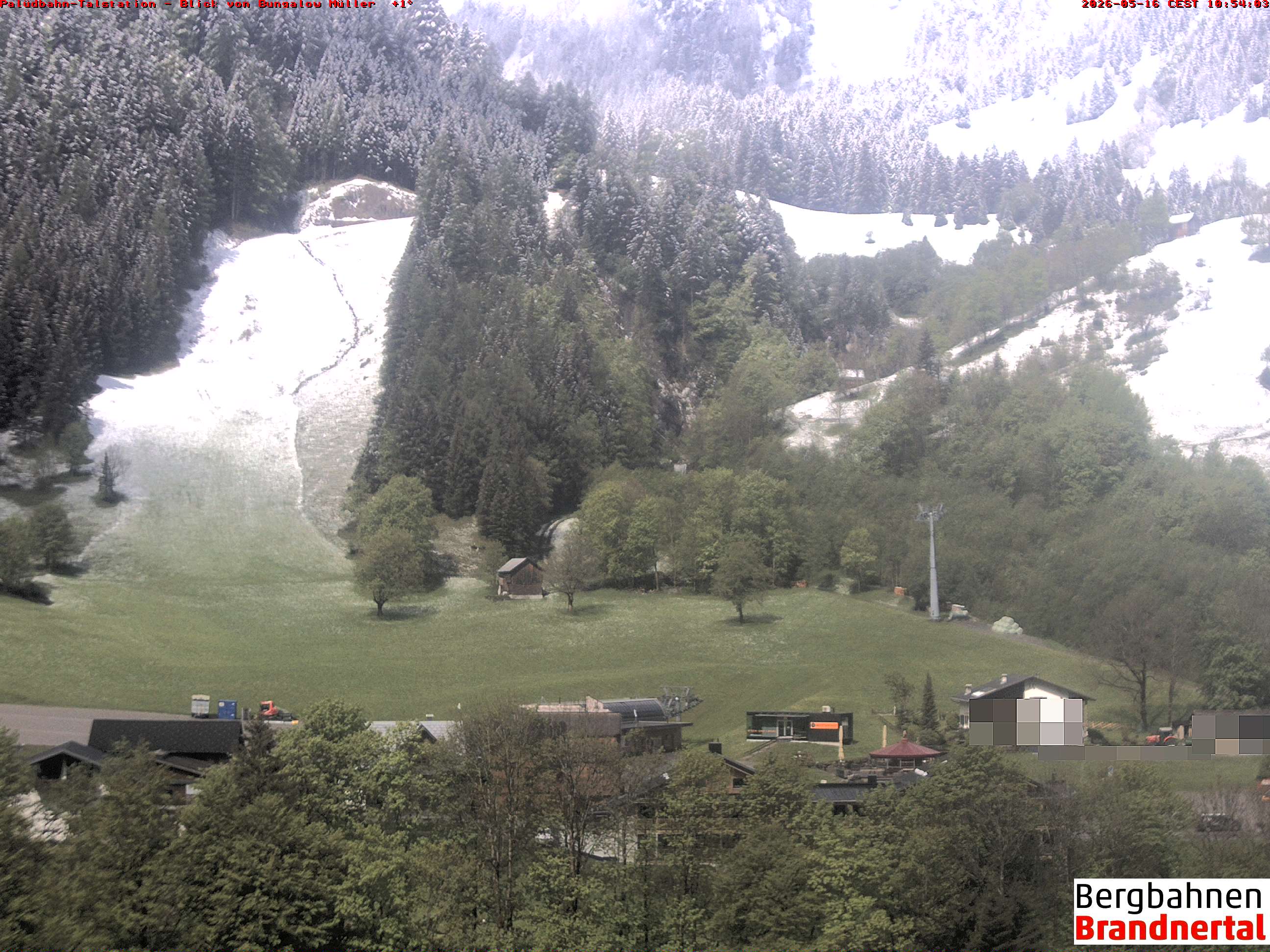 Blick auf Palüdbahn von Bungalow Müller