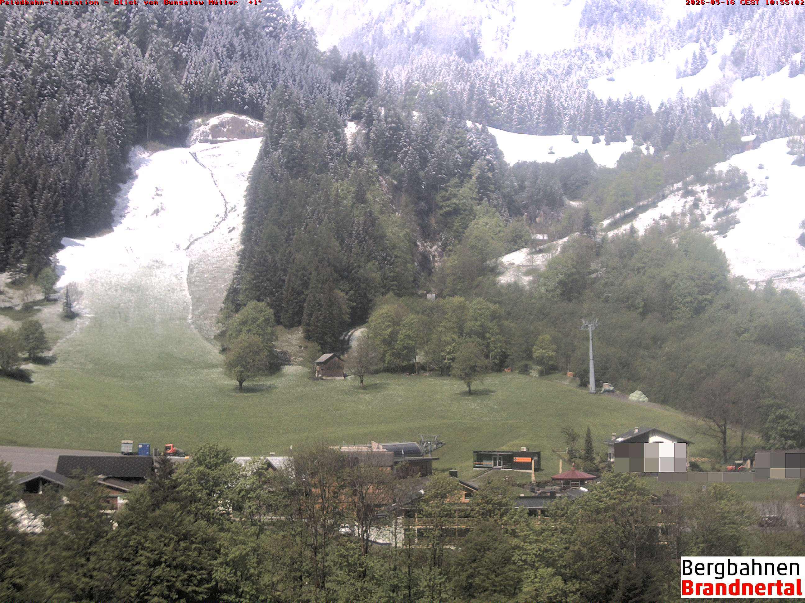 Blick auf Palüdbahn von Bungalow Müller