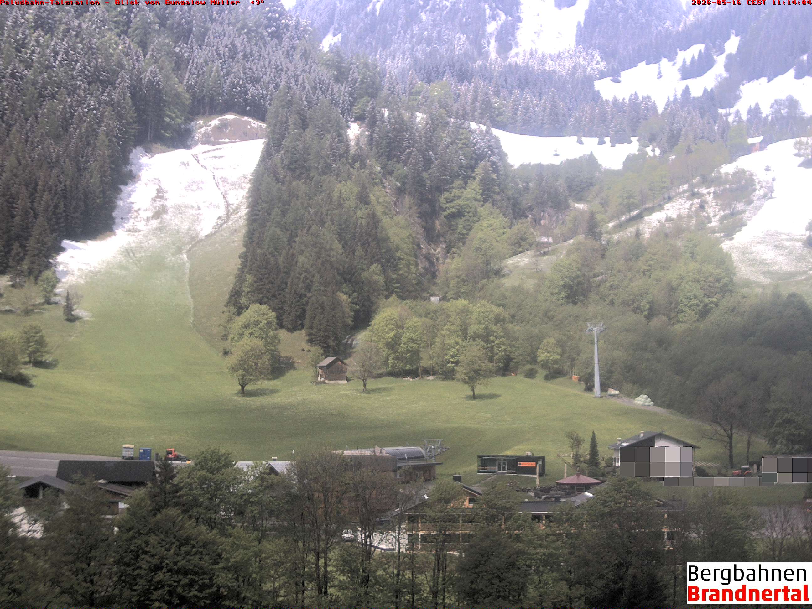 Blick auf Palüdbahn von Bungalow Müller