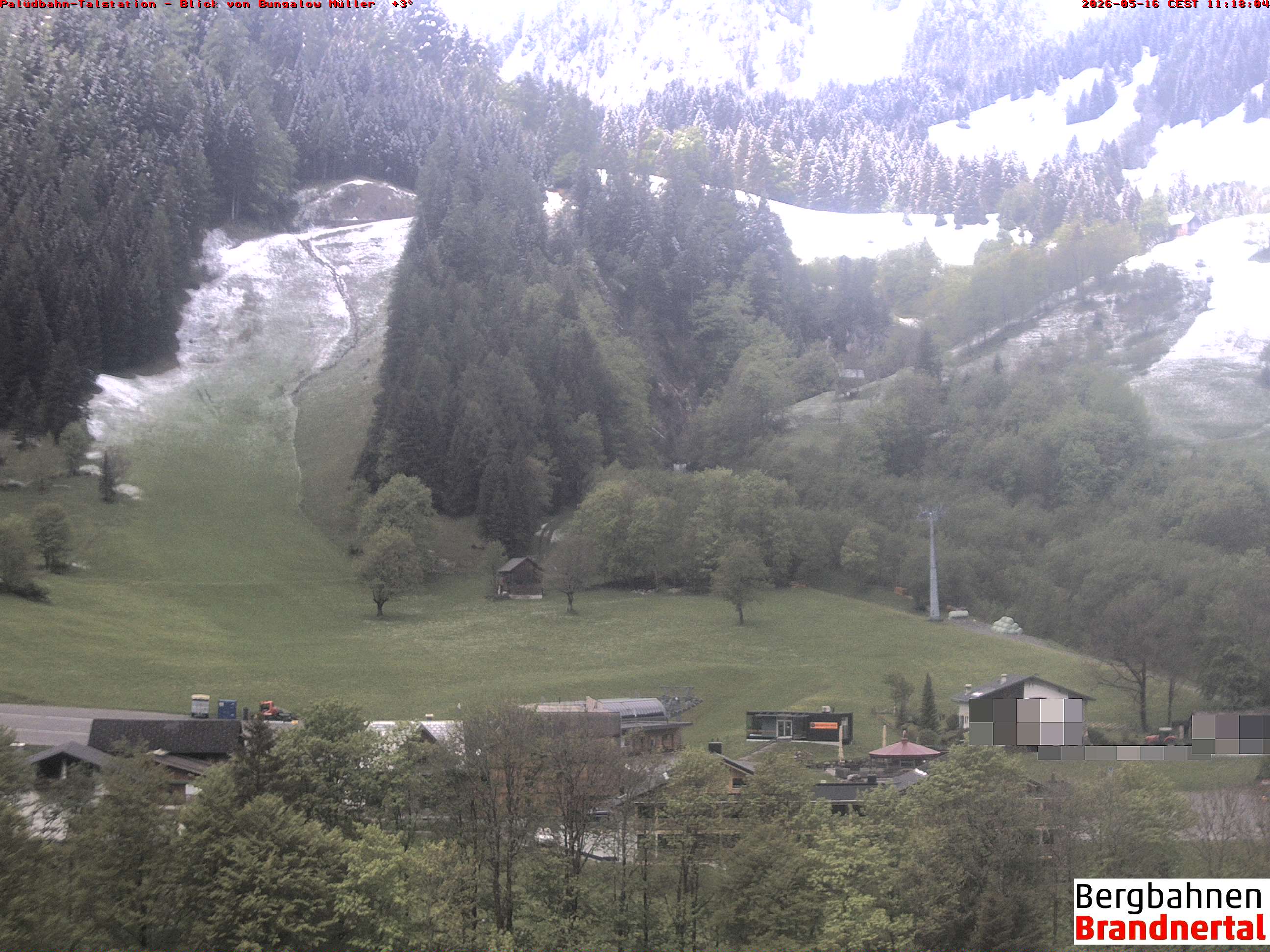Blick auf Palüdbahn von Bungalow Müller