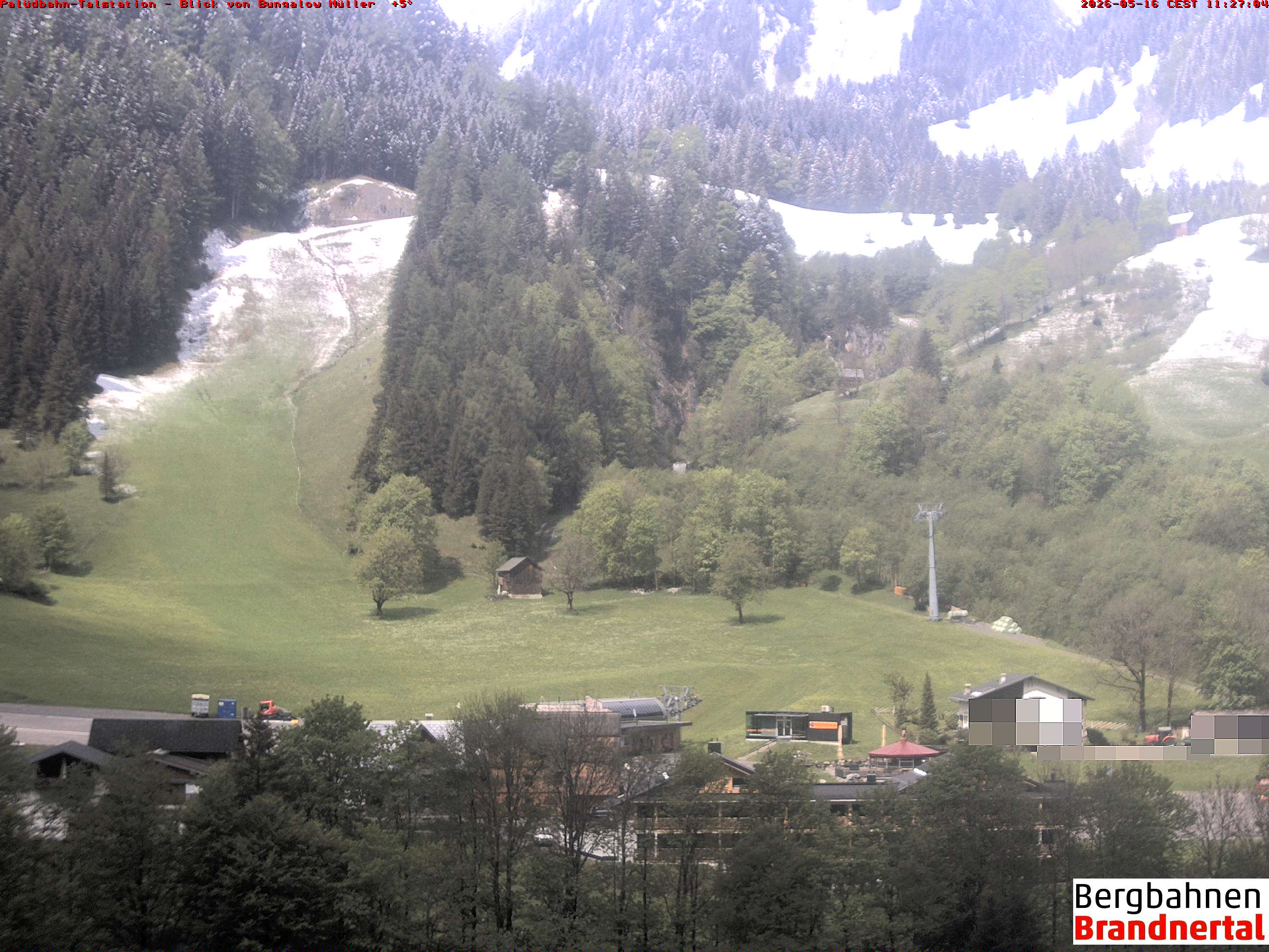 Blick auf Palüdbahn von Bungalow Müller