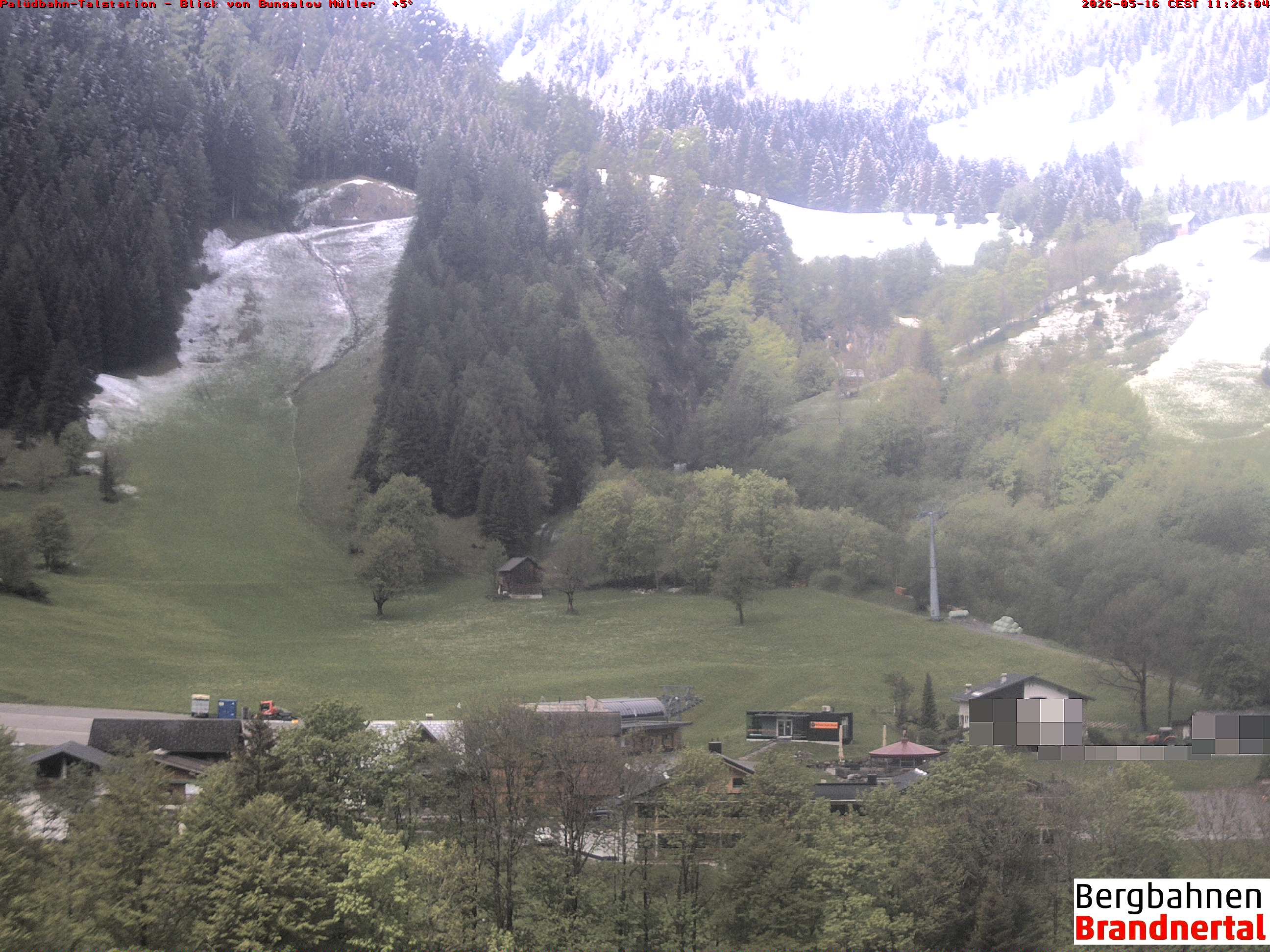 Blick auf Palüdbahn von Bungalow Müller