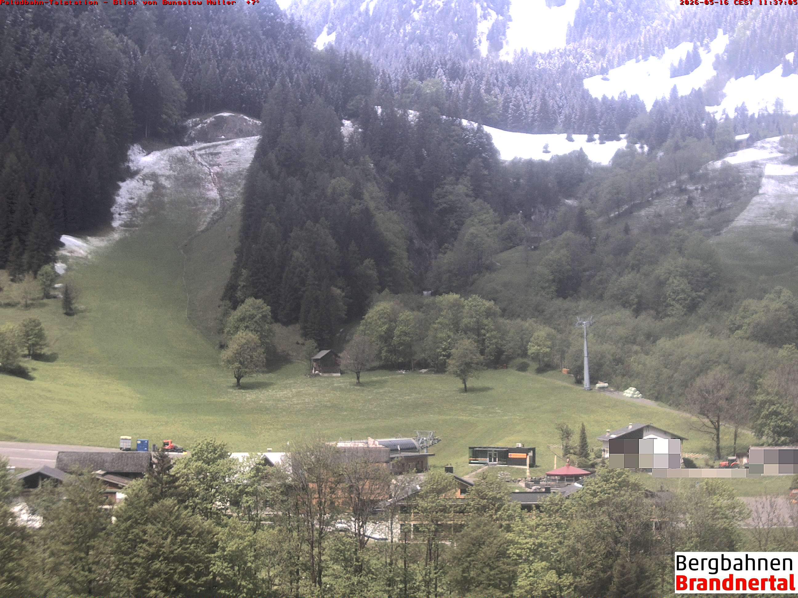 Blick auf Palüdbahn von Bungalow Müller