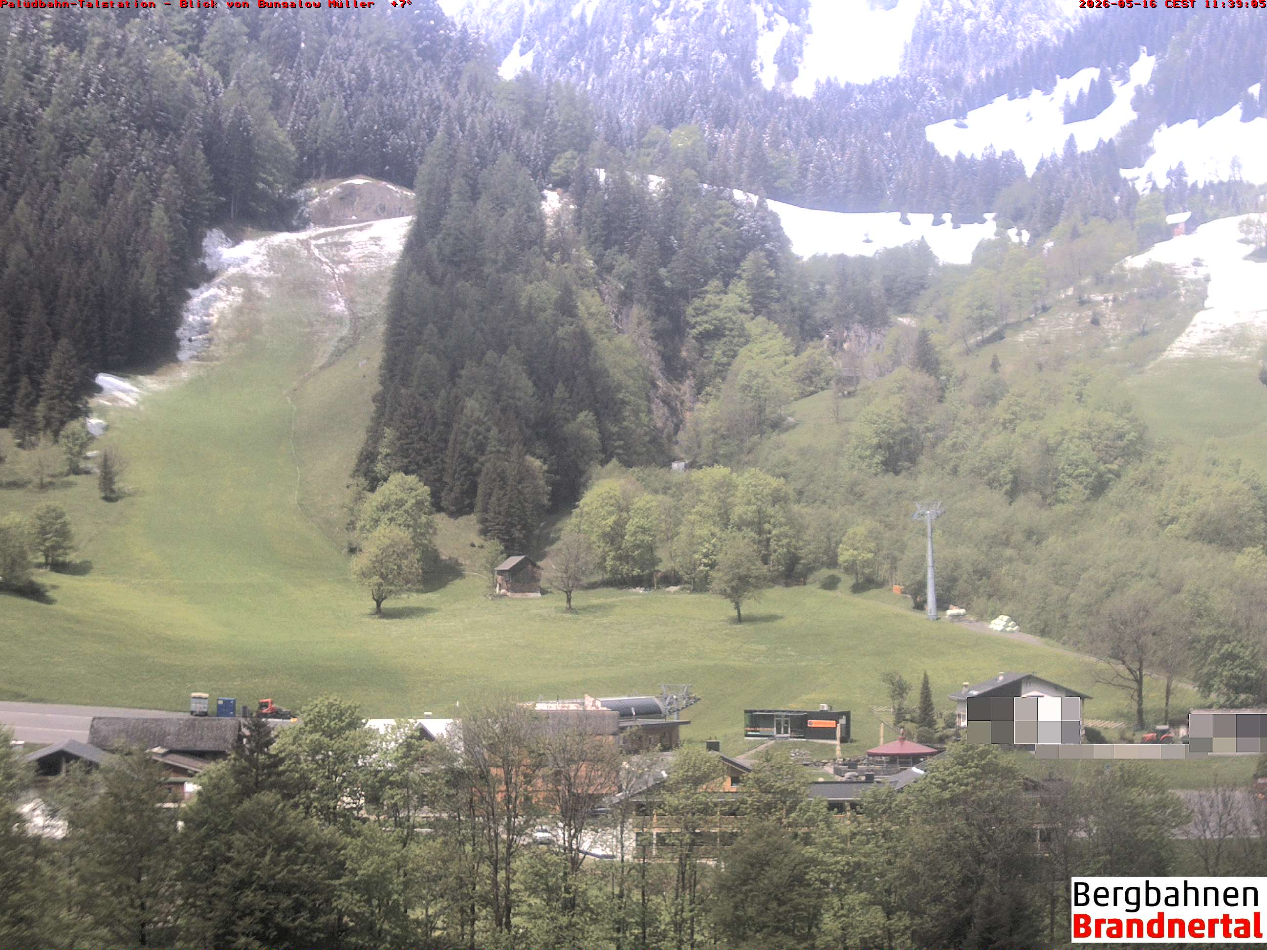 Blick auf Palüdbahn von Bungalow Müller