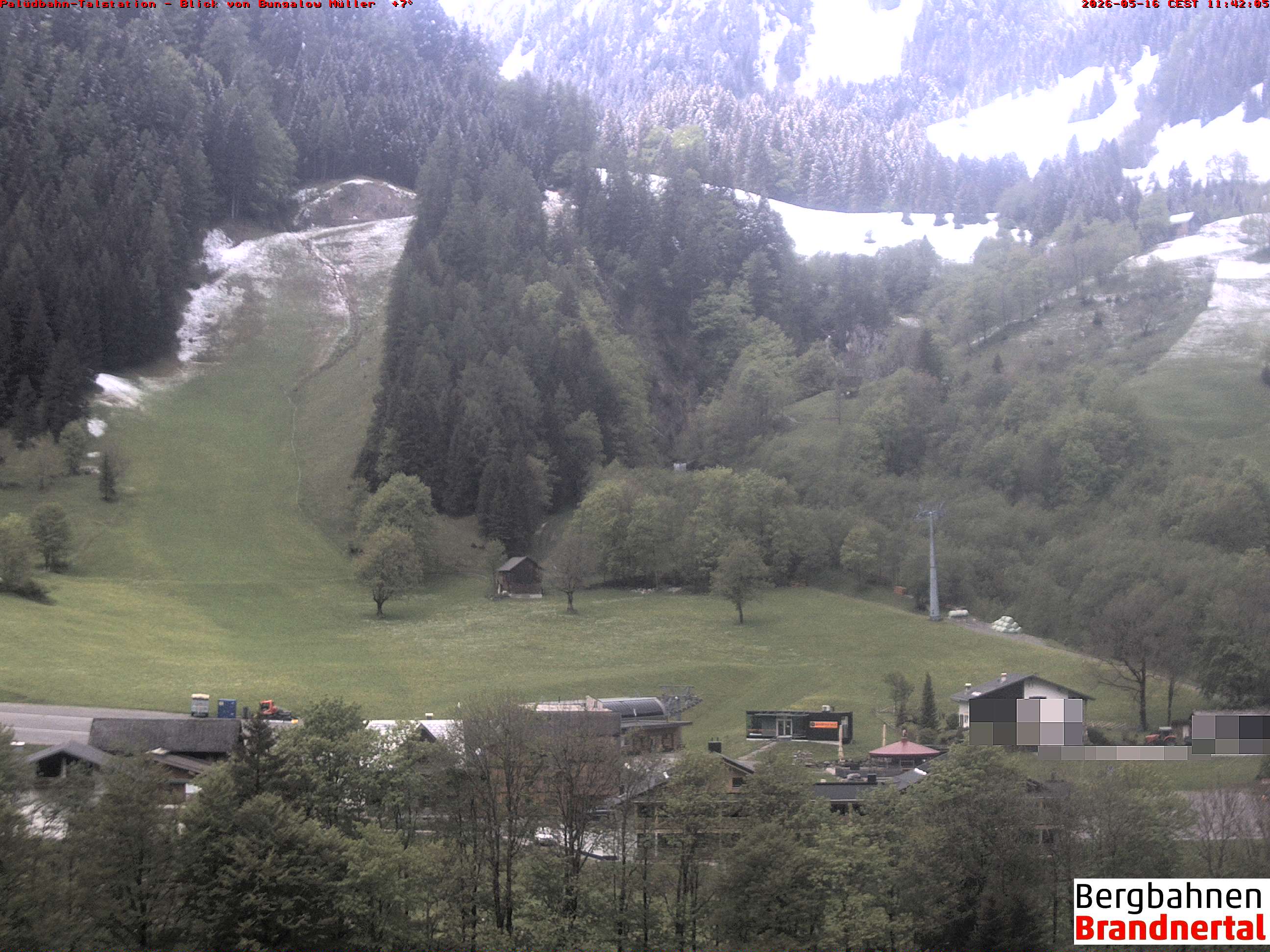 Blick auf Palüdbahn von Bungalow Müller